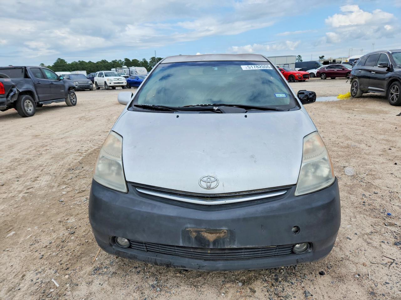 2007 Toyota Prius Silver vin: JTDKB20U977089151