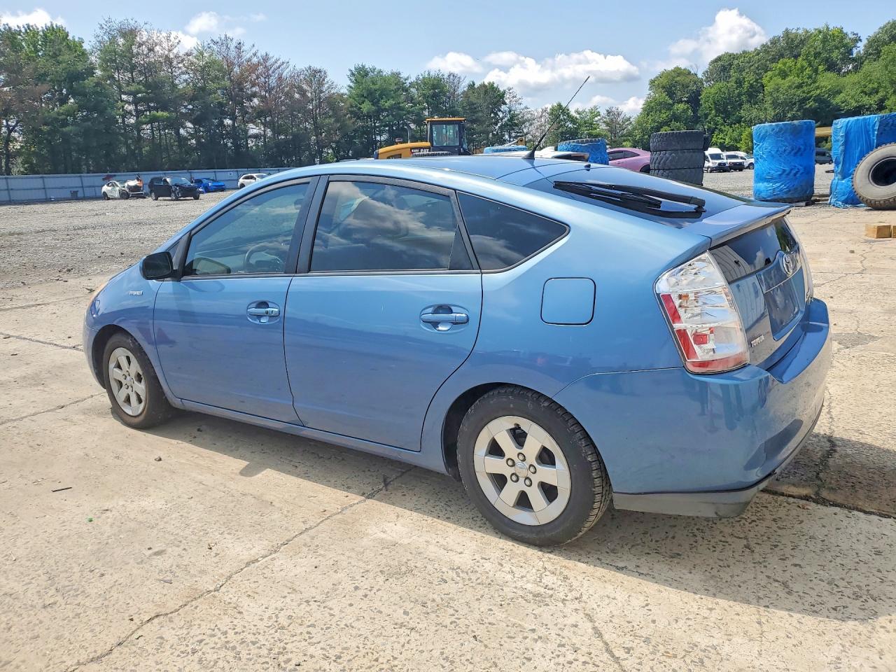 2007 Toyota Prius Base Blue vin: JTDKB20U977552485