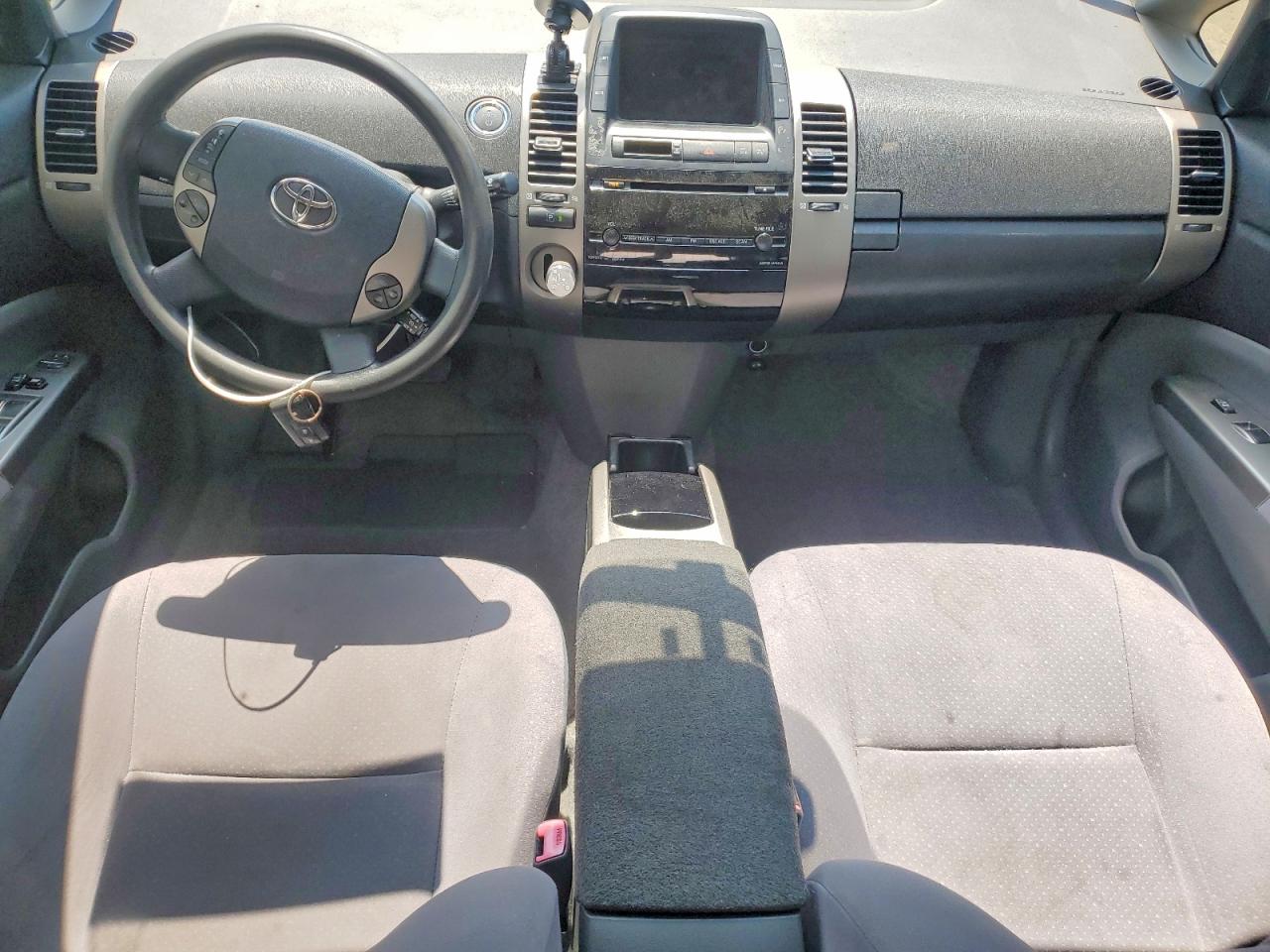 2007 Toyota Prius Base Blue vin: JTDKB20U977552485