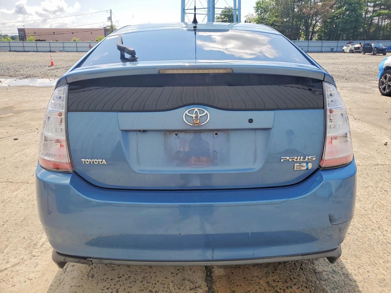2007 Toyota Prius Base Blue vin: JTDKB20U977552485