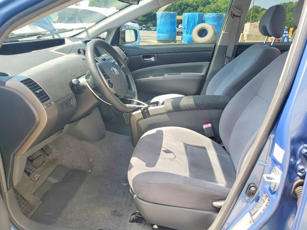 2007 Toyota Prius Base Blue vin: JTDKB20U977552485