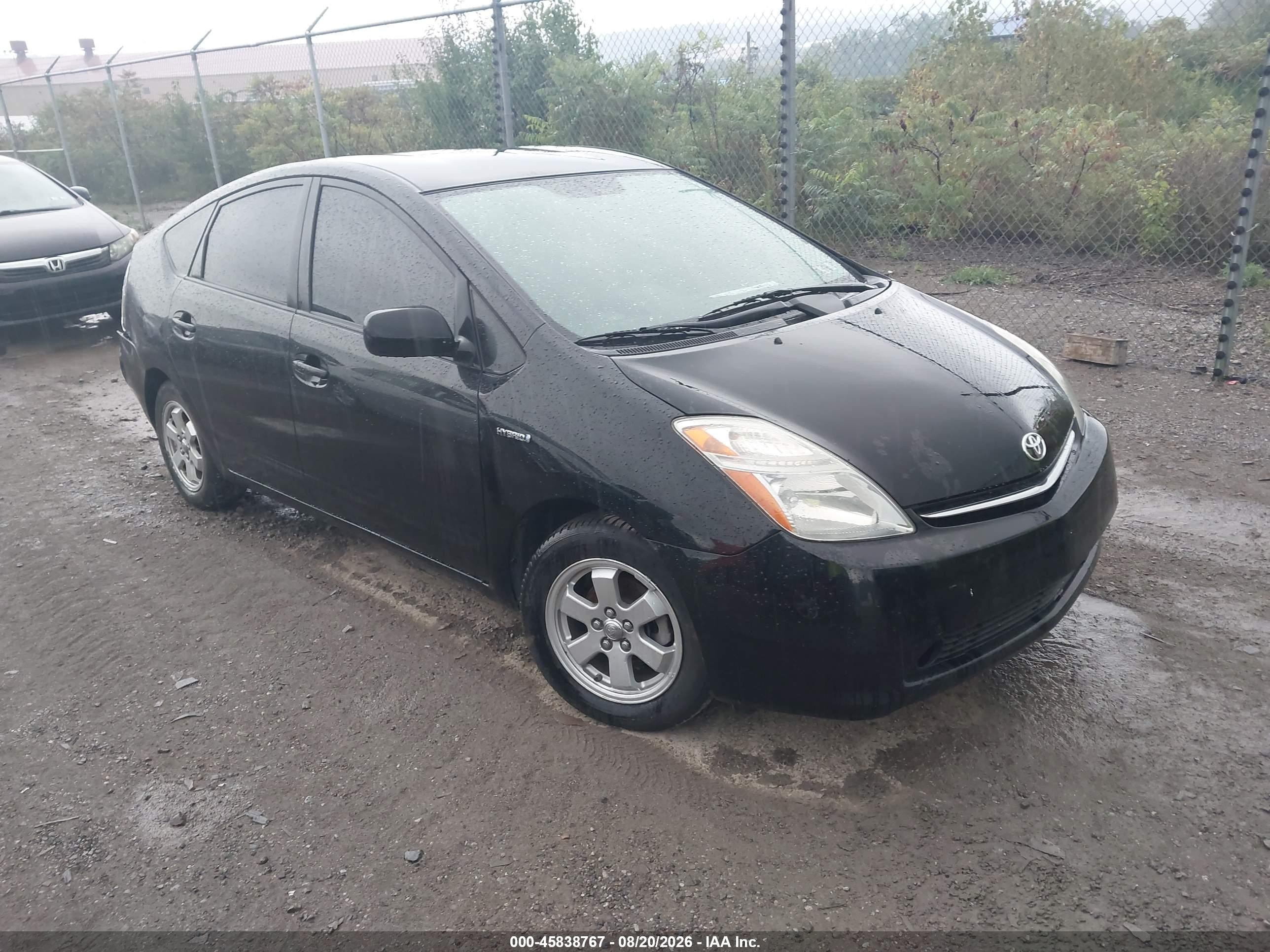 2007 Toyota Prius   Black vin: JTDKB20U977558092