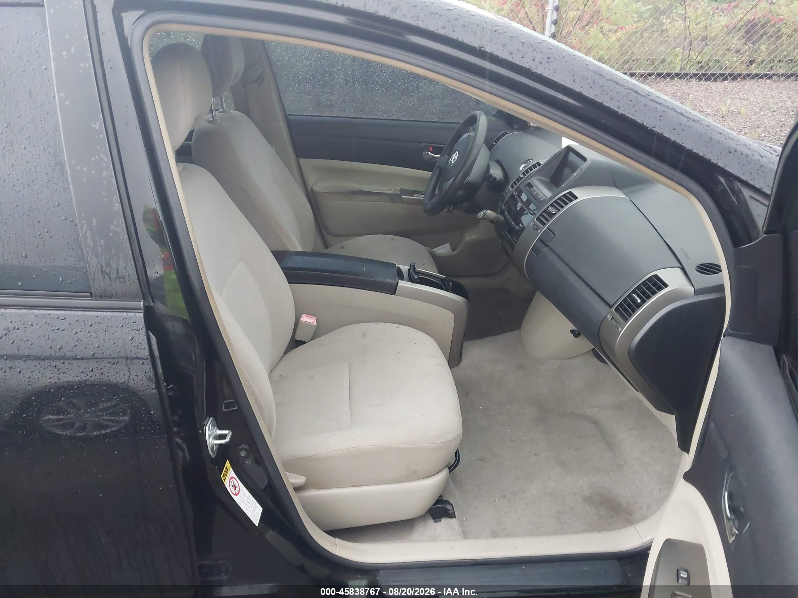 2007 Toyota Prius   Black vin: JTDKB20U977558092