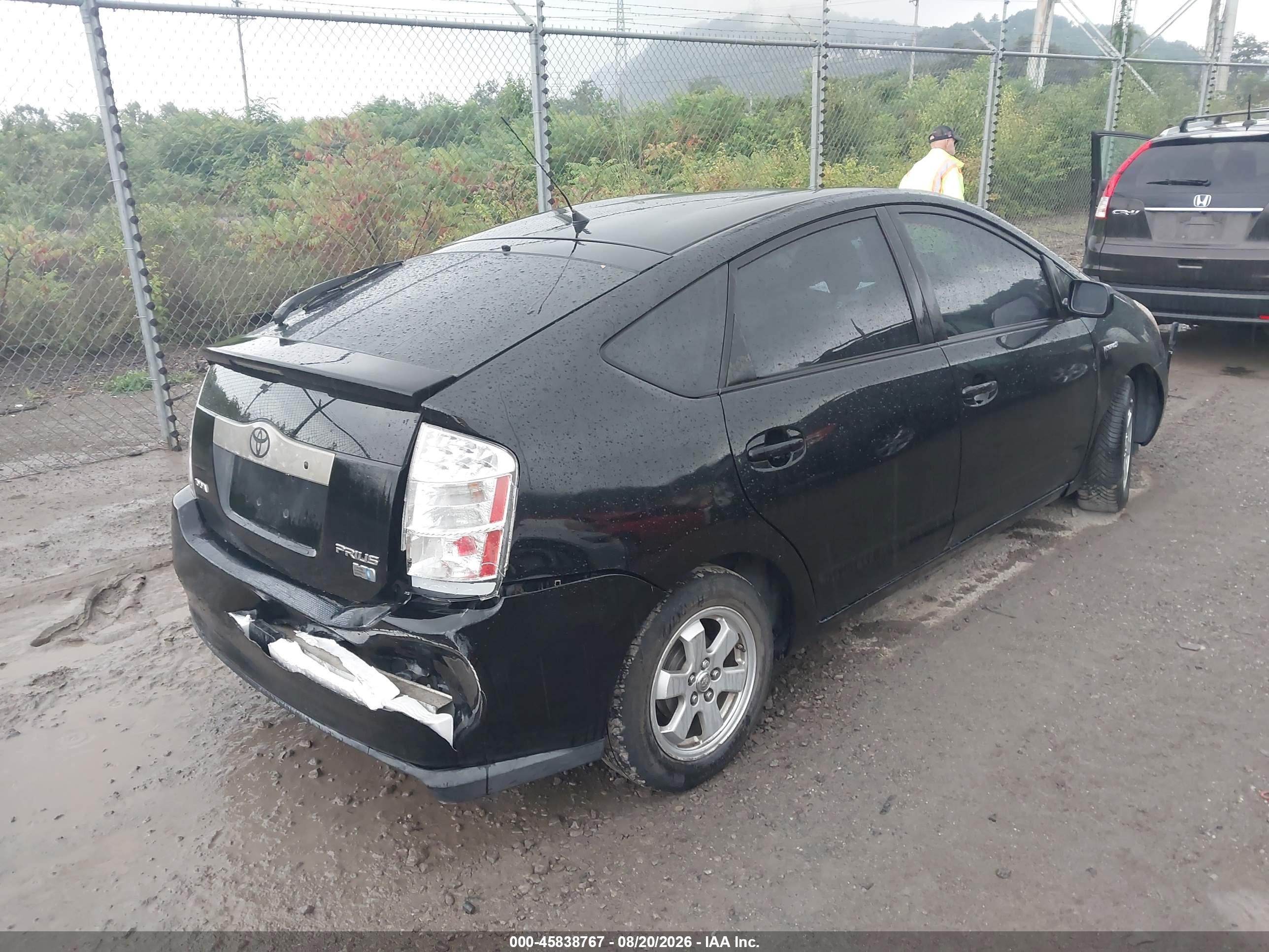 2007 Toyota Prius   Black vin: JTDKB20U977558092
