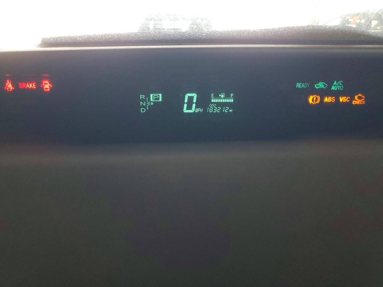 2007 Toyota Prius Base White vin: JTDKB20U977567973