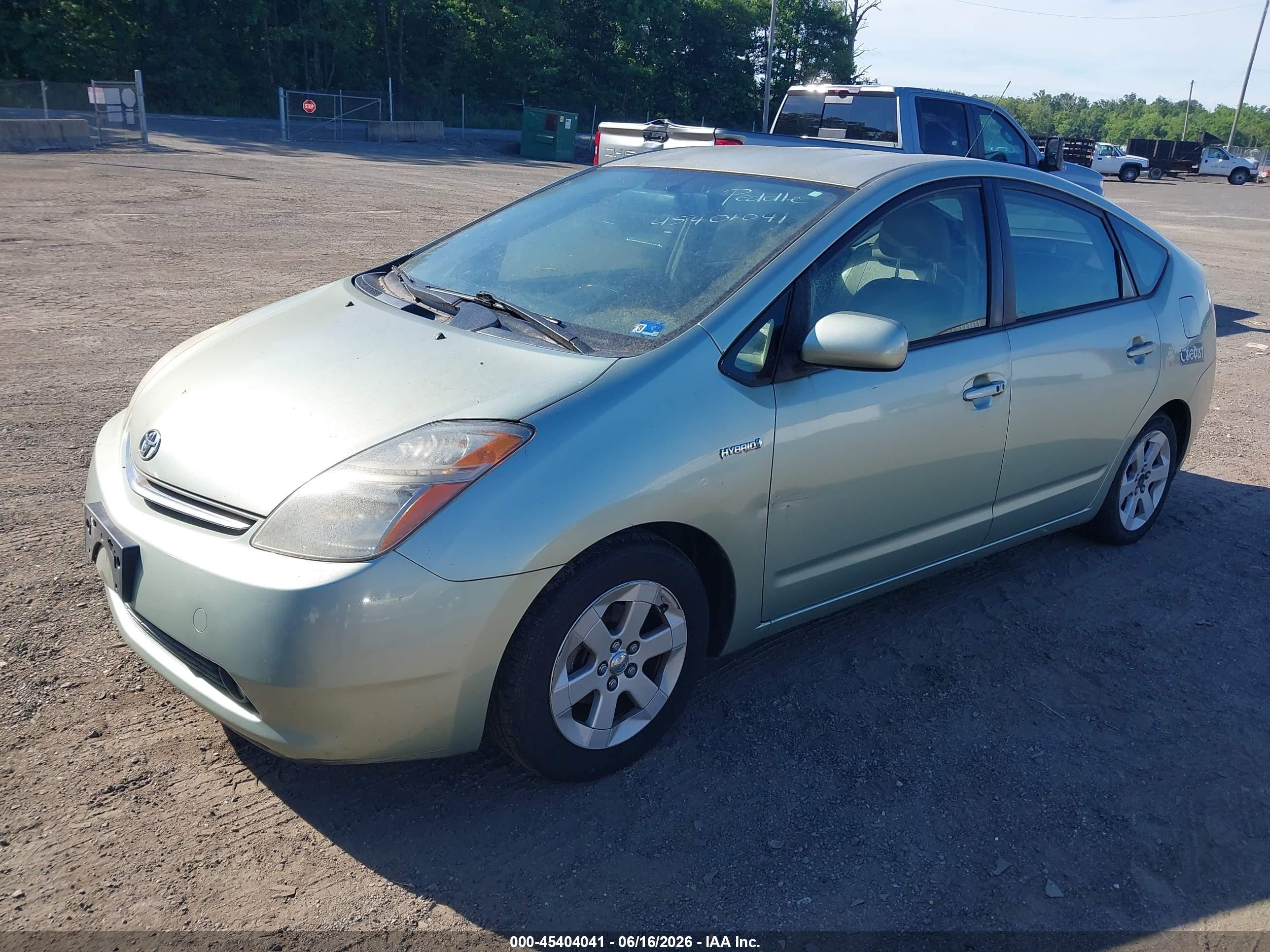 2007 Toyota Prius   Green vin: JTDKB20U977569769