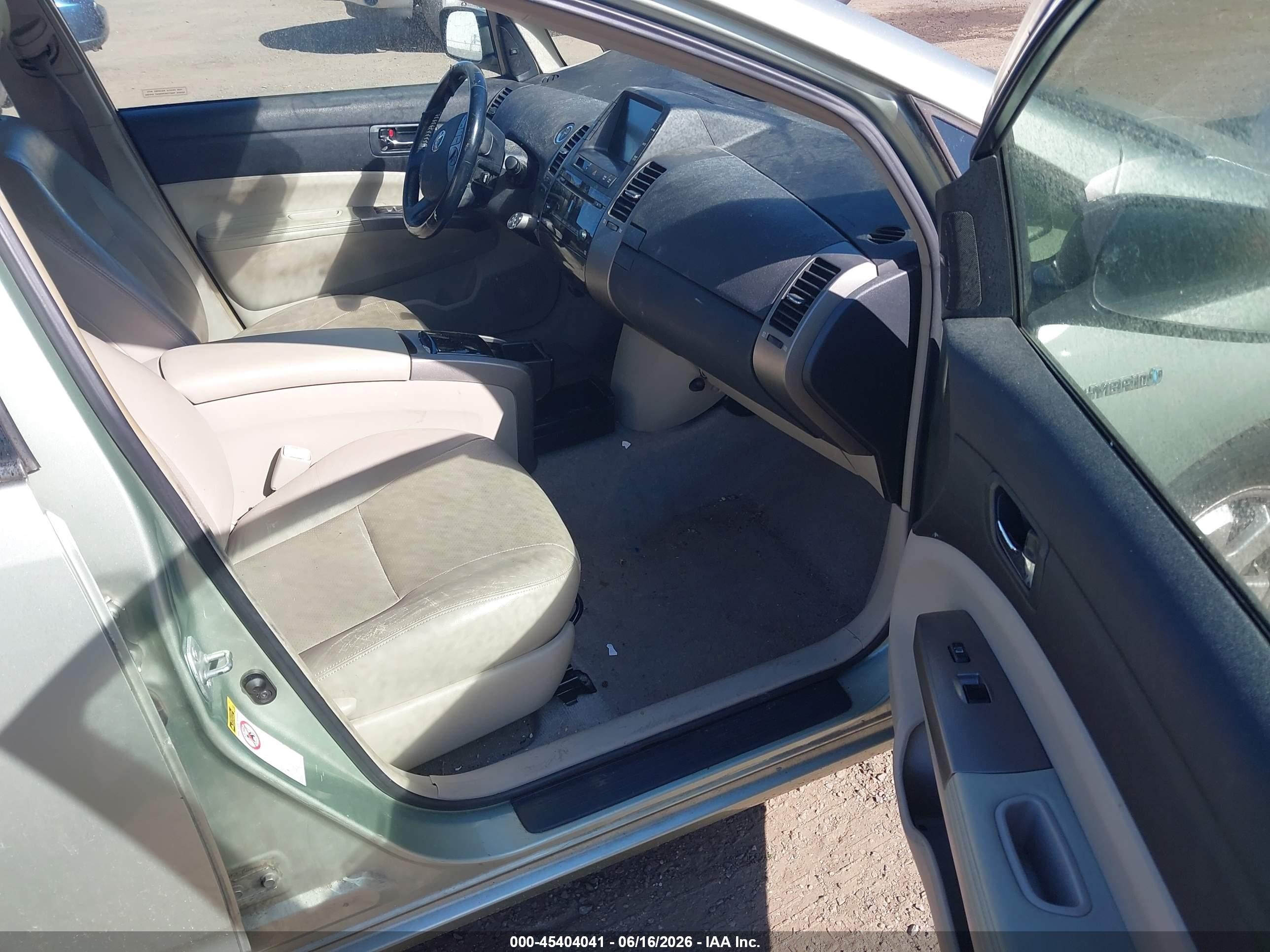 2007 Toyota Prius   Green vin: JTDKB20U977569769