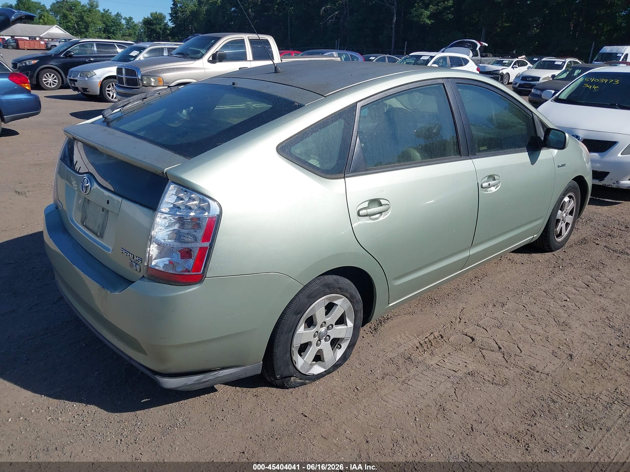 2007 Toyota Prius   Green vin: JTDKB20U977569769