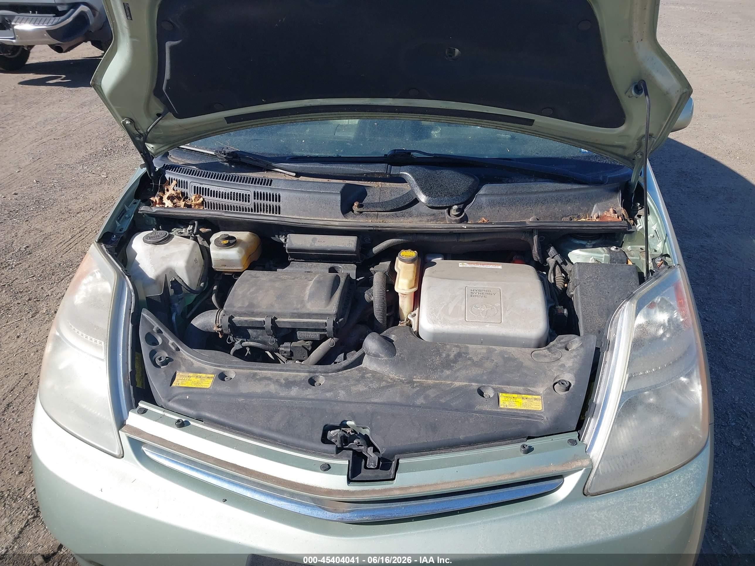 2007 Toyota Prius   Green vin: JTDKB20U977569769