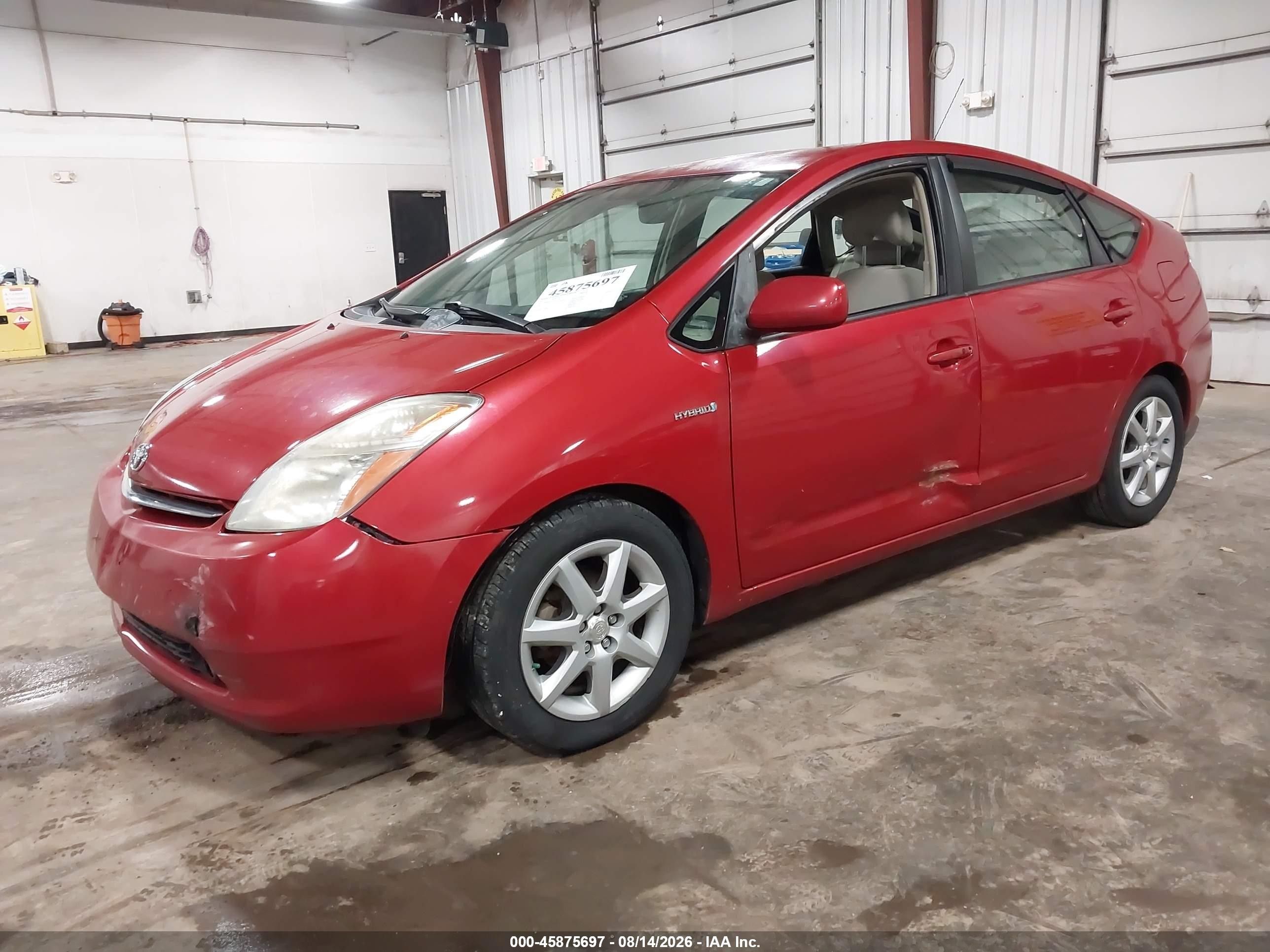 2007 Toyota Prius Touring Red vin: JTDKB20U977573224