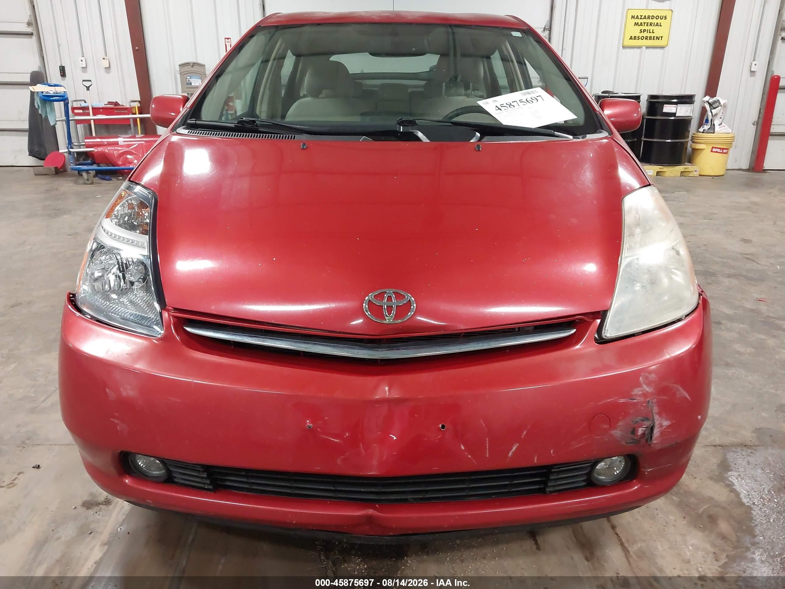 2007 Toyota Prius Touring Red vin: JTDKB20U977573224