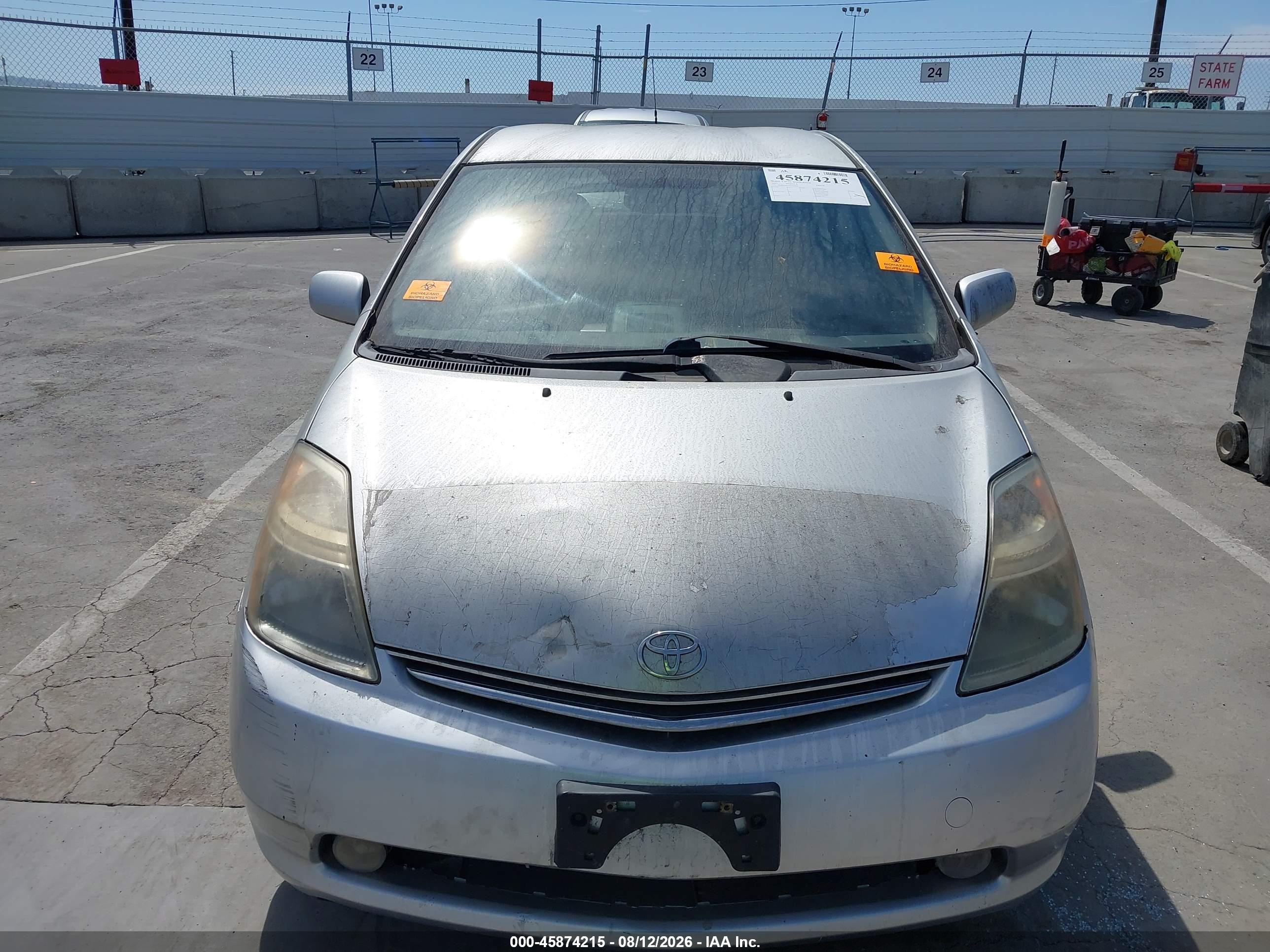 2007 Toyota Prius   Silver vin: JTDKB20U977574048