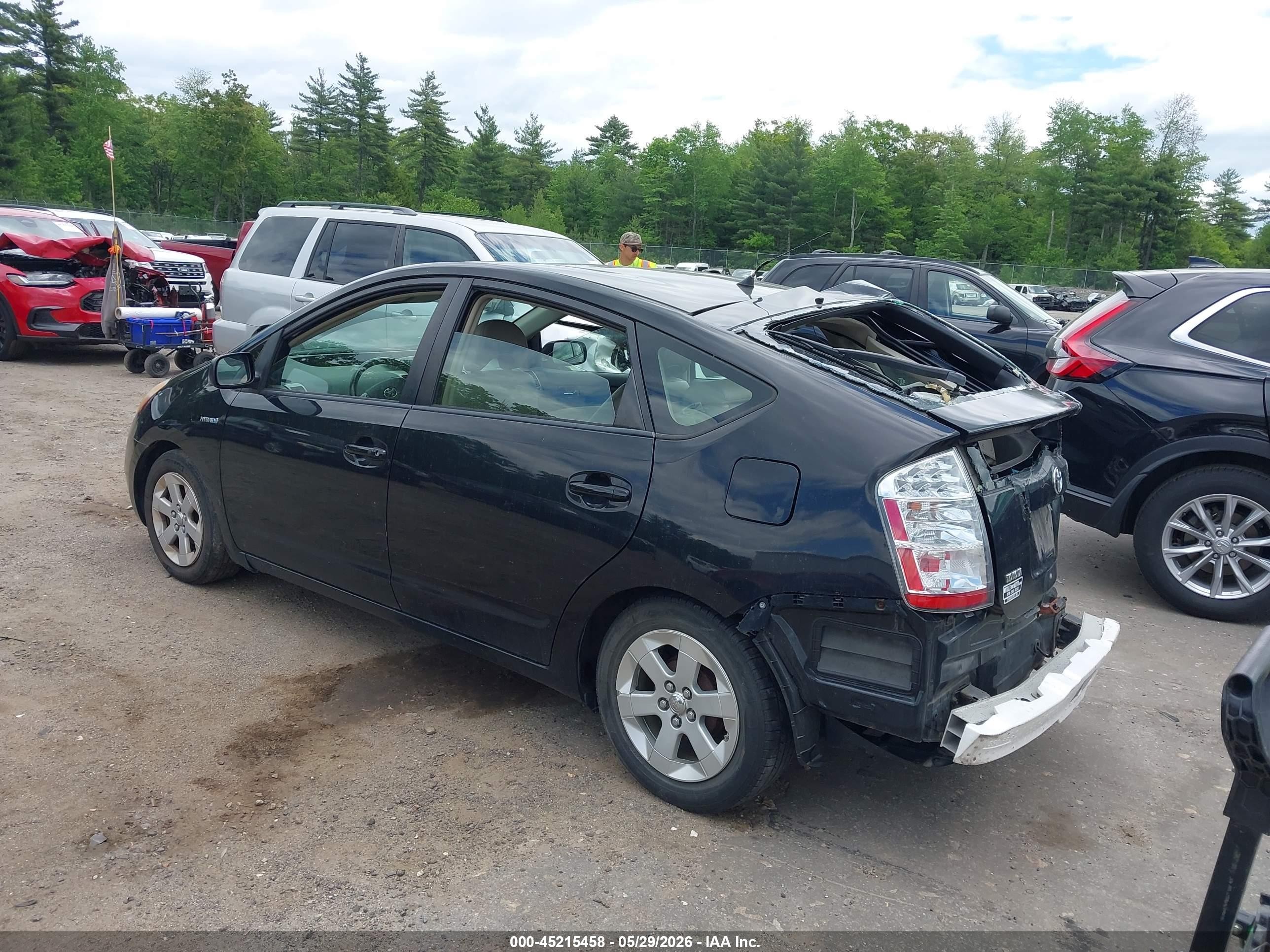 2007 Toyota Prius   Black vin: JTDKB20U977582943
