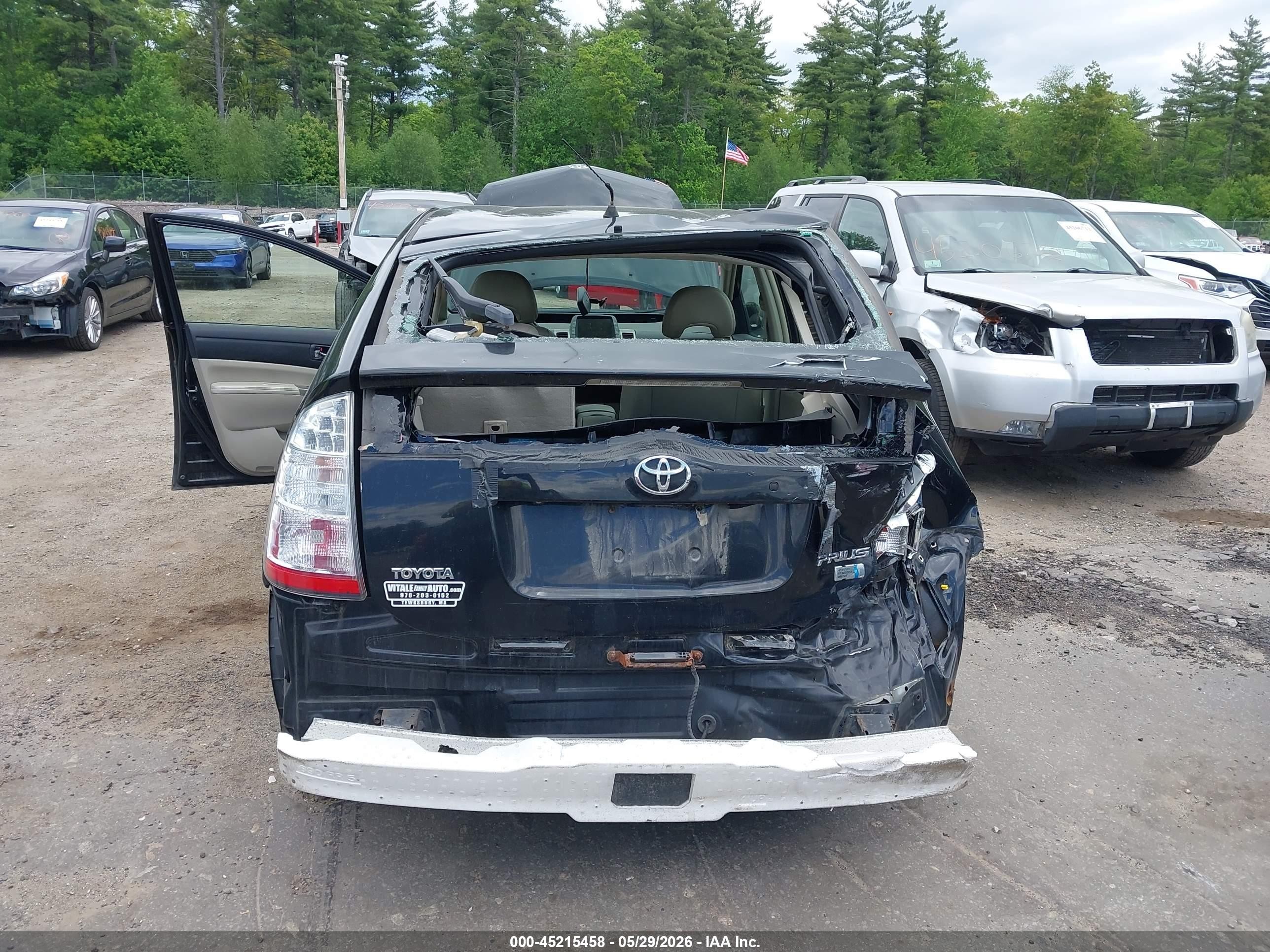 2007 Toyota Prius   Black vin: JTDKB20U977582943