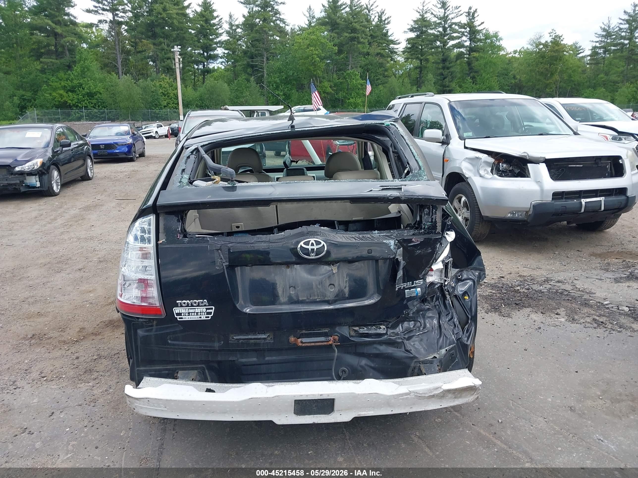 2007 Toyota Prius   Black vin: JTDKB20U977582943