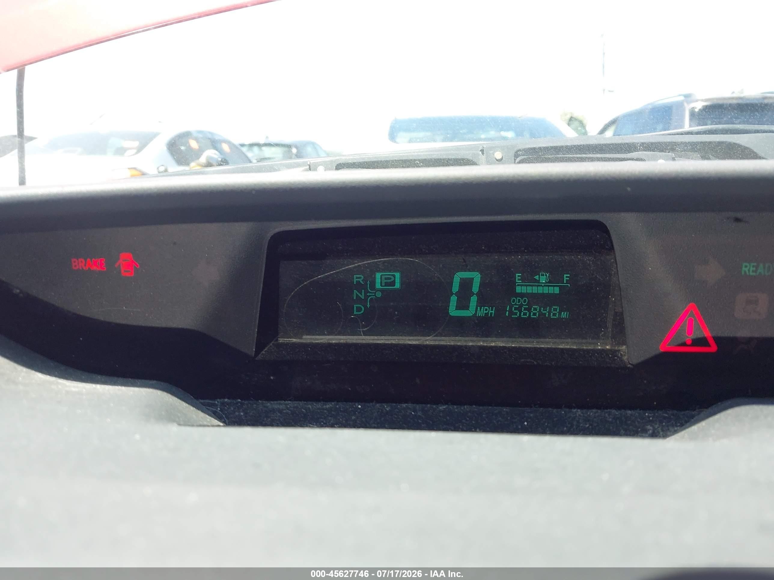 2007 Toyota Prius   Red vin: JTDKB20U977587351