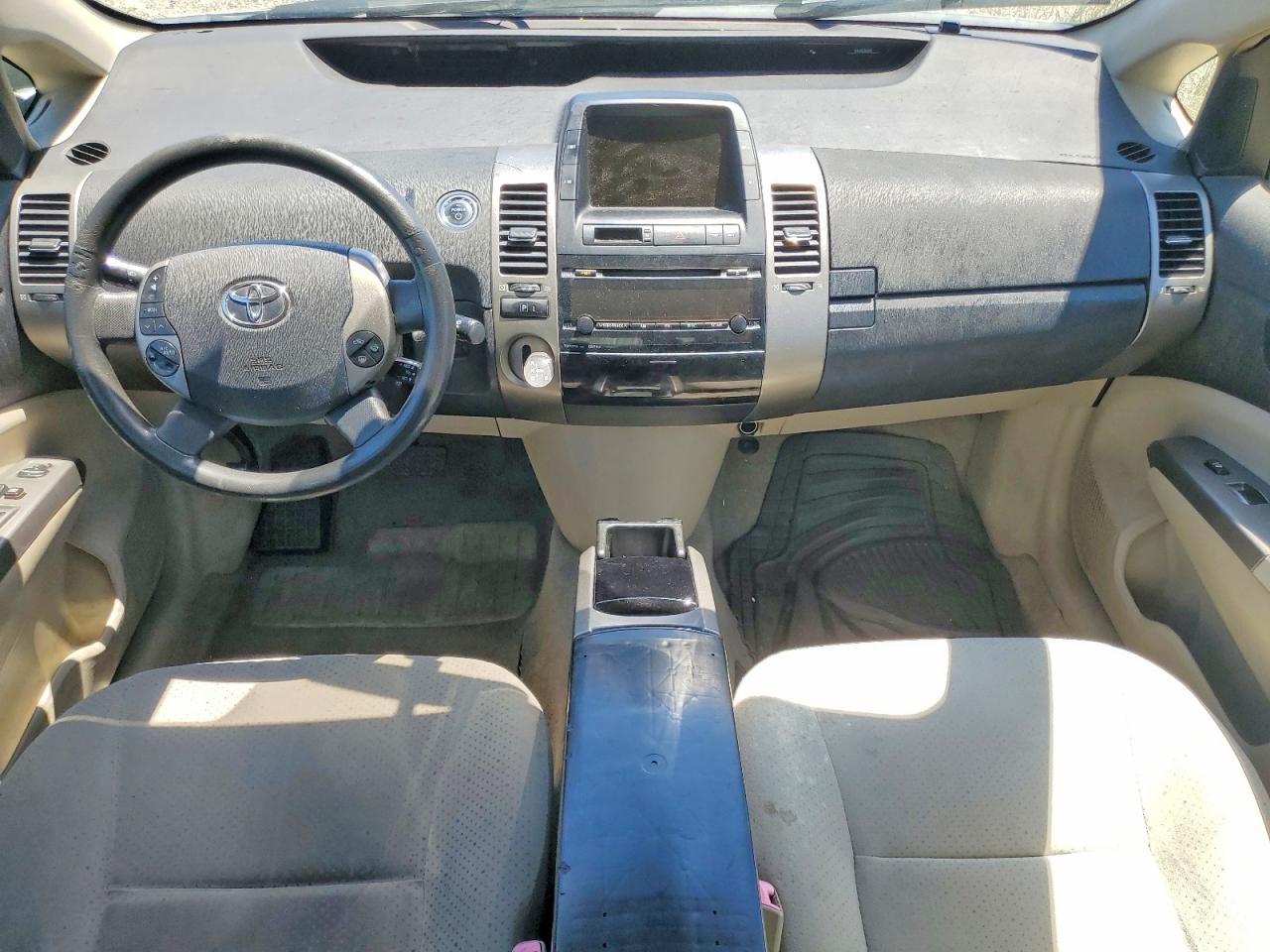 2007 Toyota Prius Base Green vin: JTDKB20U977591044