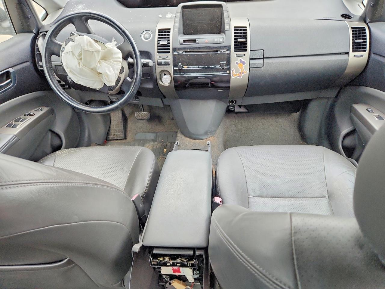 2007 Toyota Prius Base Silver vin: JTDKB20U977592341