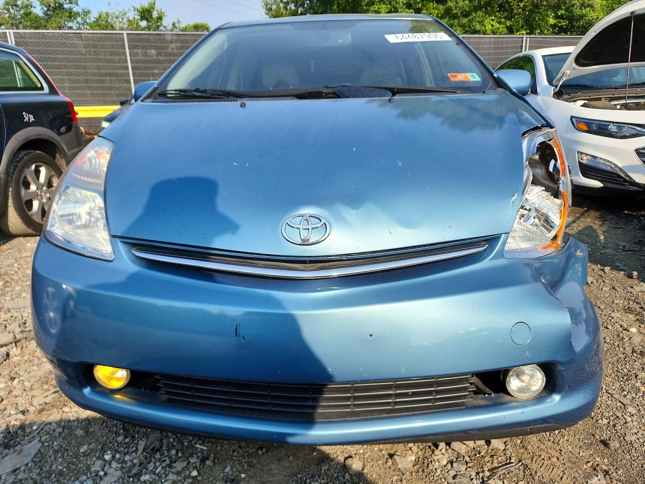2007 Toyota Prius Base Blue vin: JTDKB20U977597054