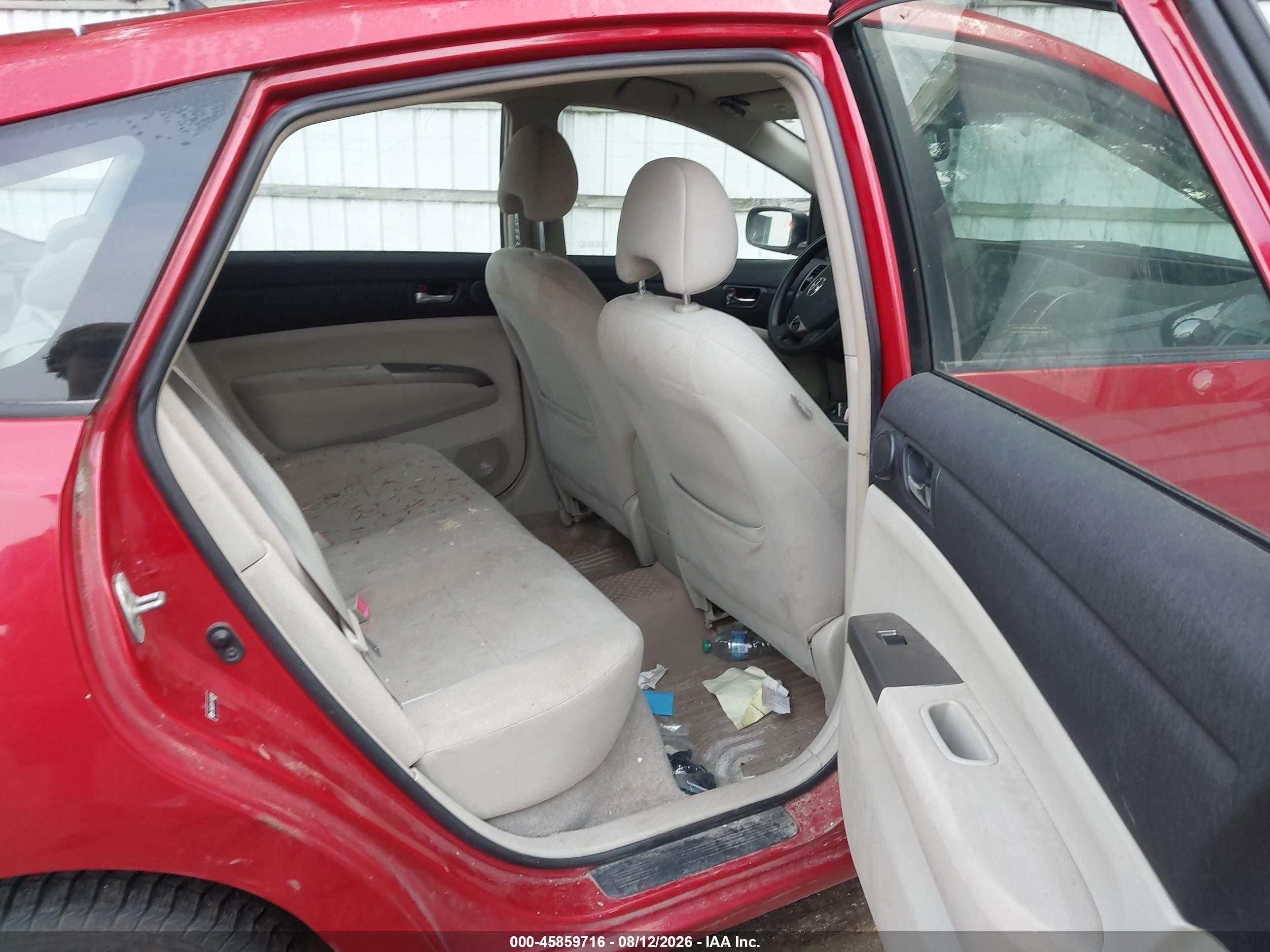 2007 Toyota Prius   Red vin: JTDKB20U977608280
