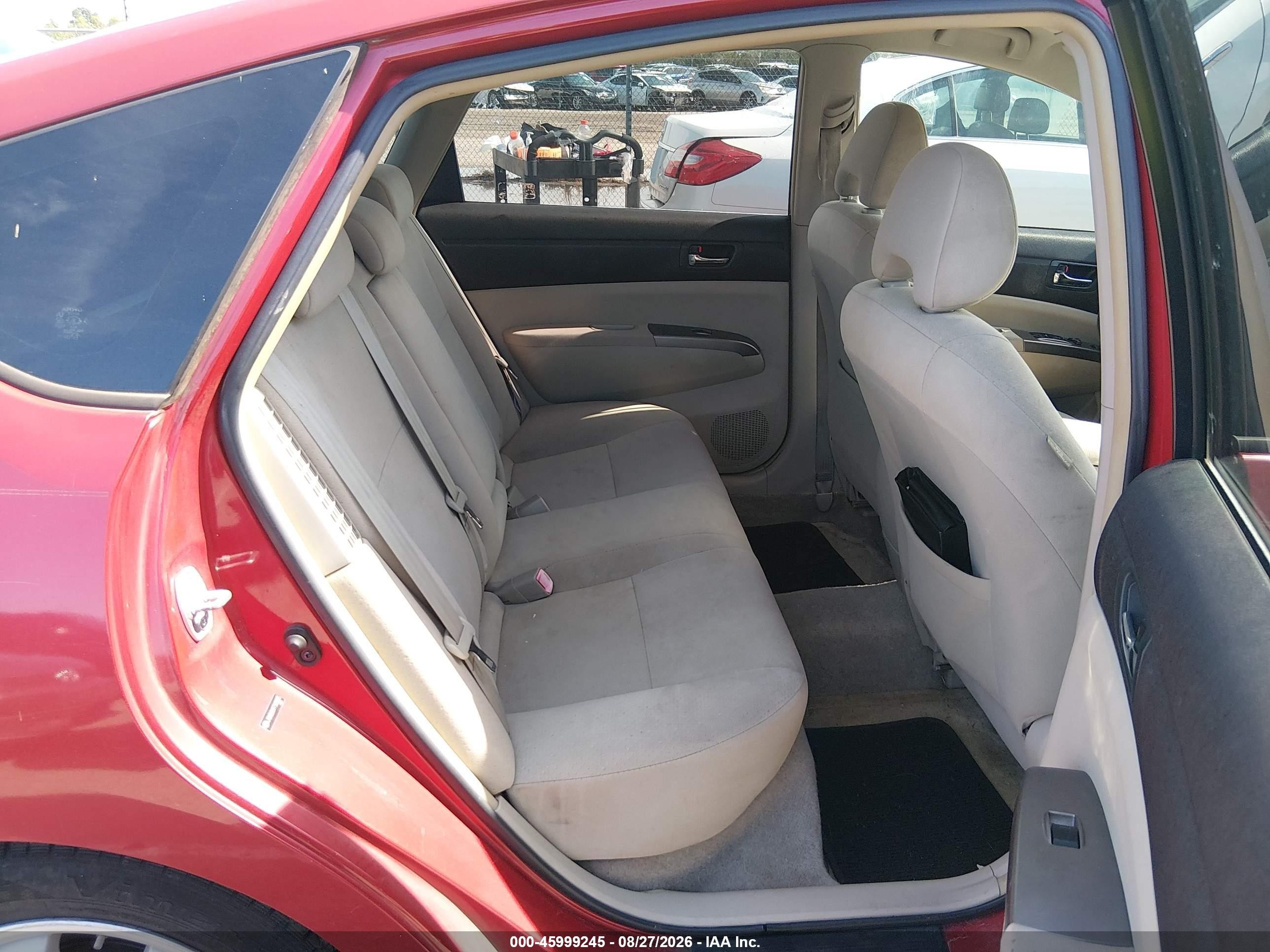 2007 Toyota Prius   Red vin: JTDKB20U977609235