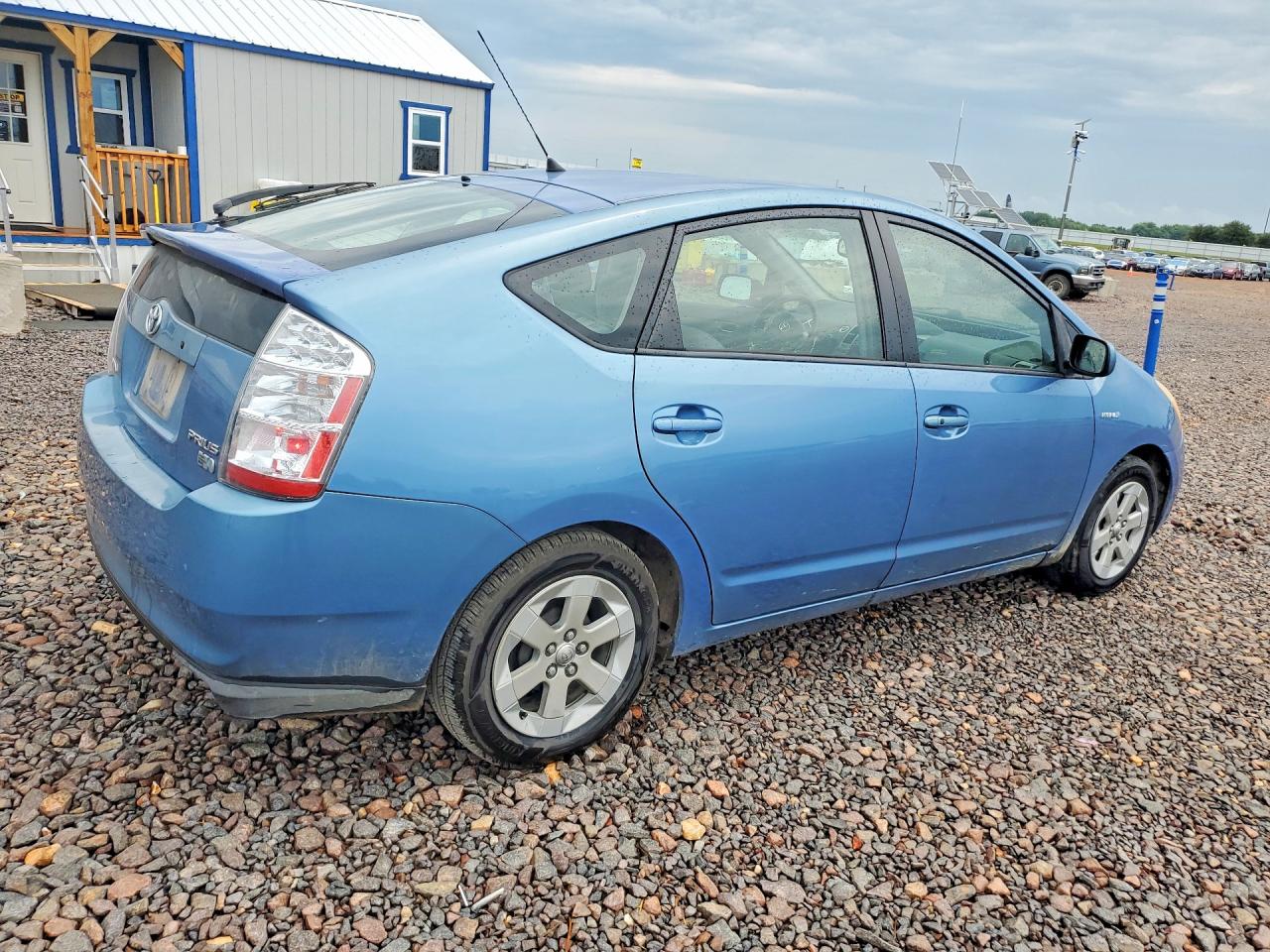 2007 Toyota Prius Base Blue vin: JTDKB20U977609283