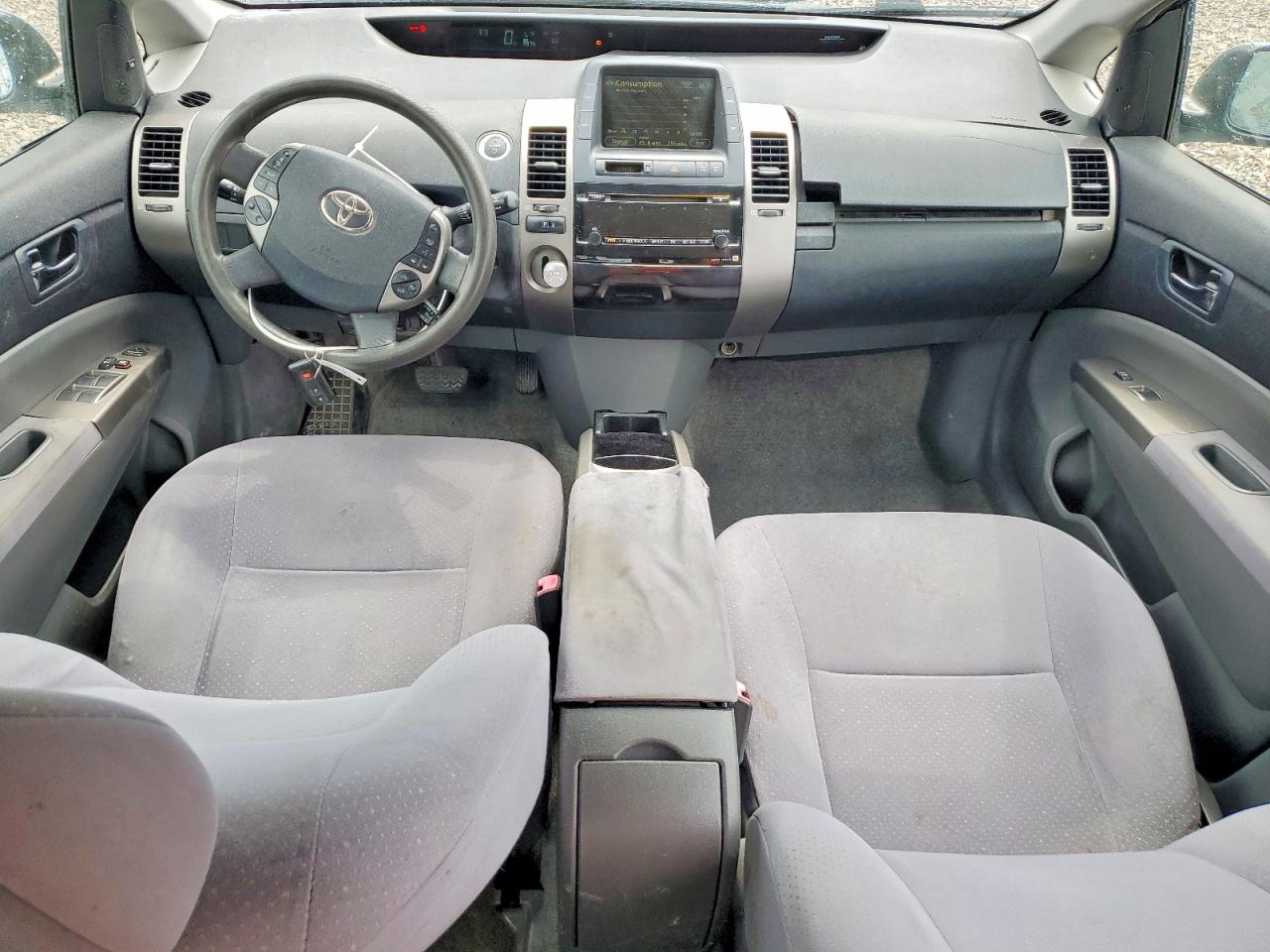 2007 Toyota Prius Base Blue vin: JTDKB20U977609283