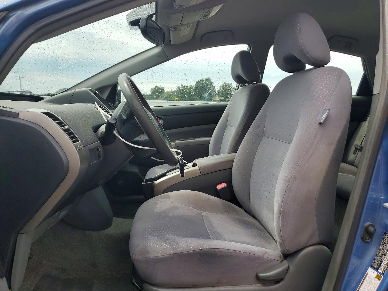 2007 Toyota Prius Base Blue vin: JTDKB20U977609283