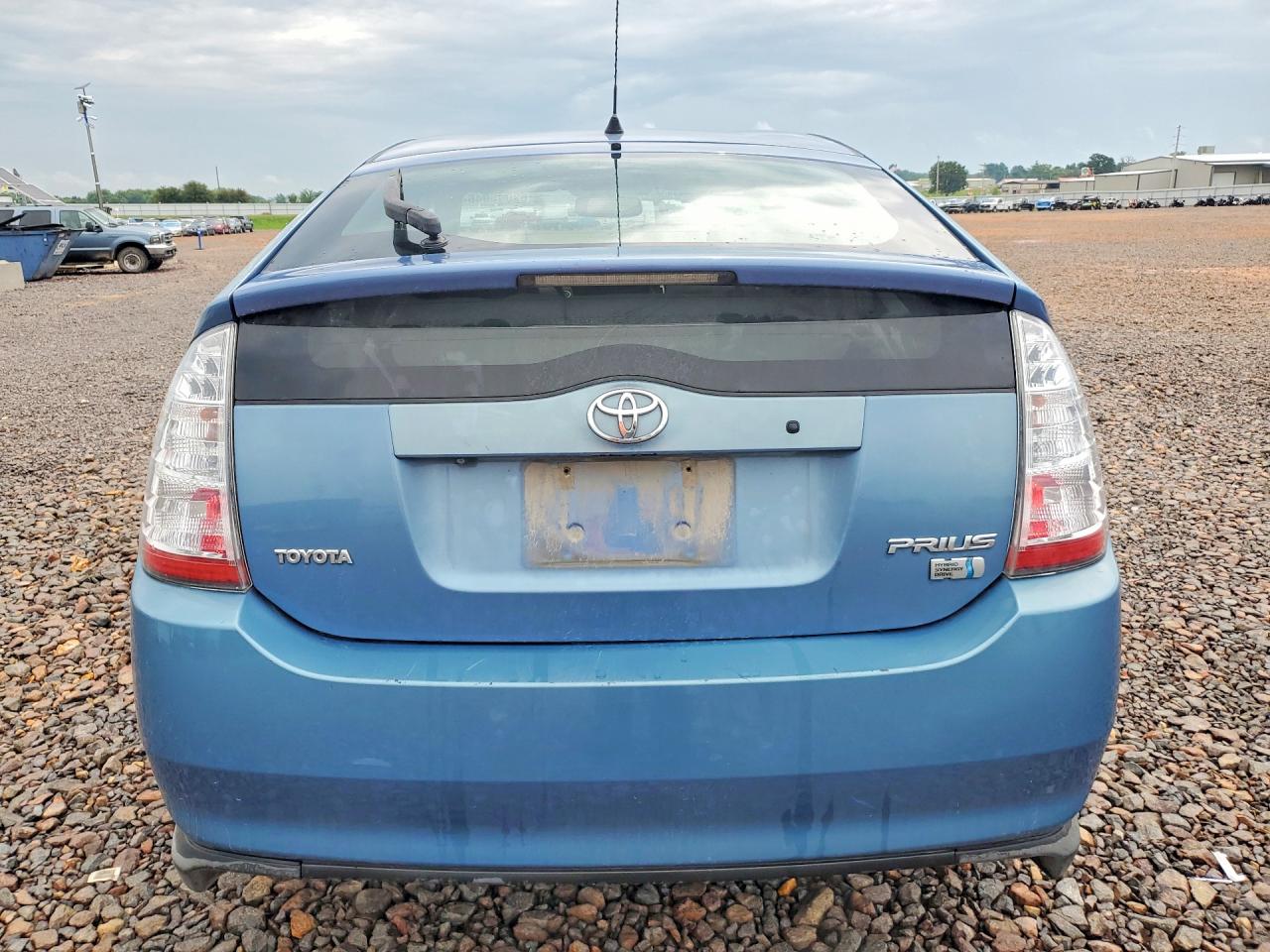 2007 Toyota Prius Base Blue vin: JTDKB20U977609283