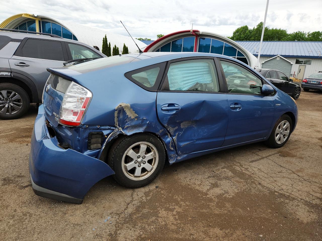 2007 Toyota Prius Base Blue vin: JTDKB20U977617254