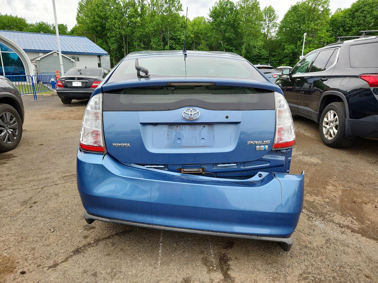 2007 Toyota Prius Base Blue vin: JTDKB20U977617254