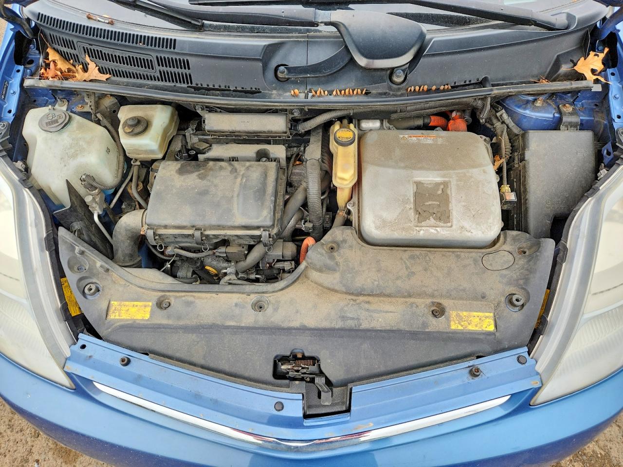 2007 Toyota Prius Base Blue vin: JTDKB20U977617254