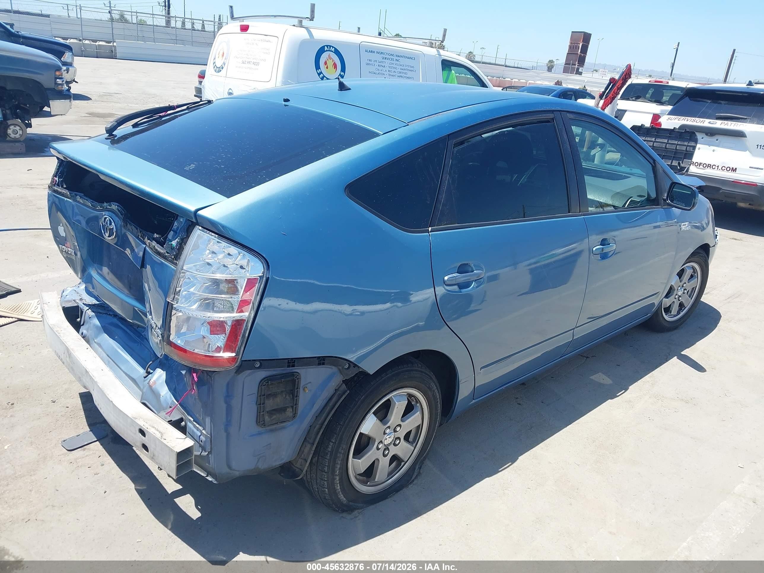 2007 Toyota Prius   Blue vin: JTDKB20U977618503