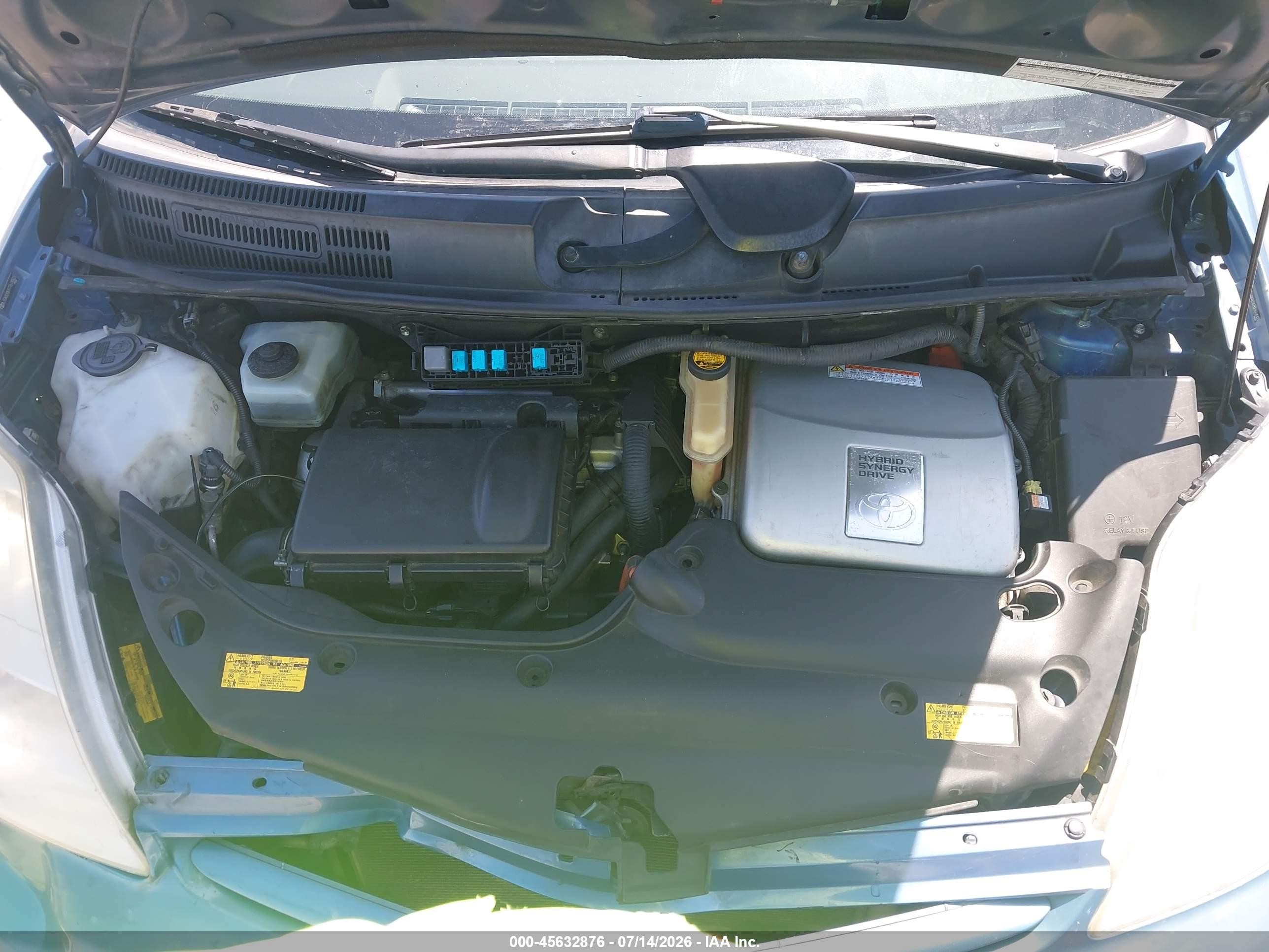 2007 Toyota Prius   Blue vin: JTDKB20U977618503