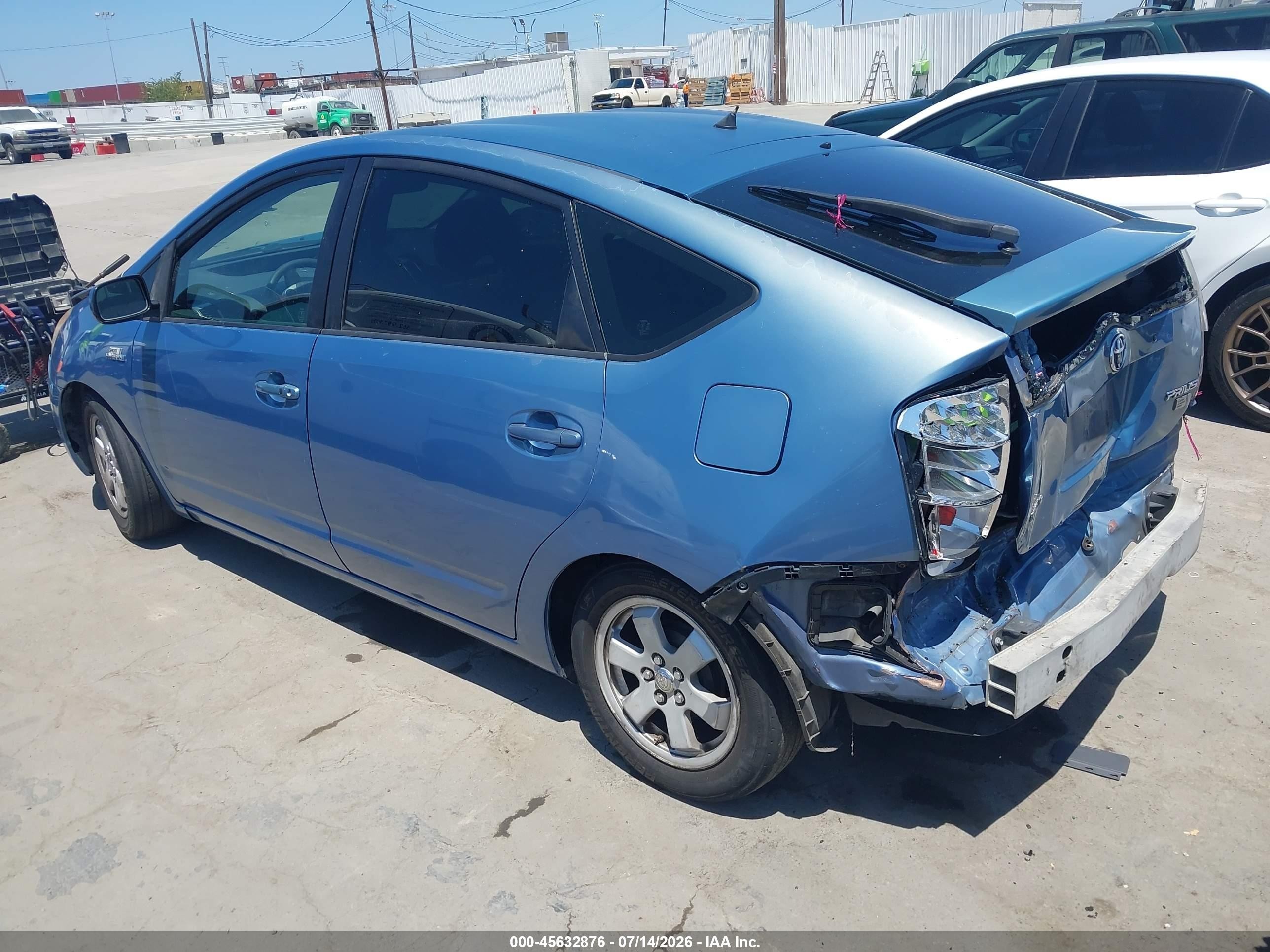 2007 Toyota Prius   Blue vin: JTDKB20U977618503