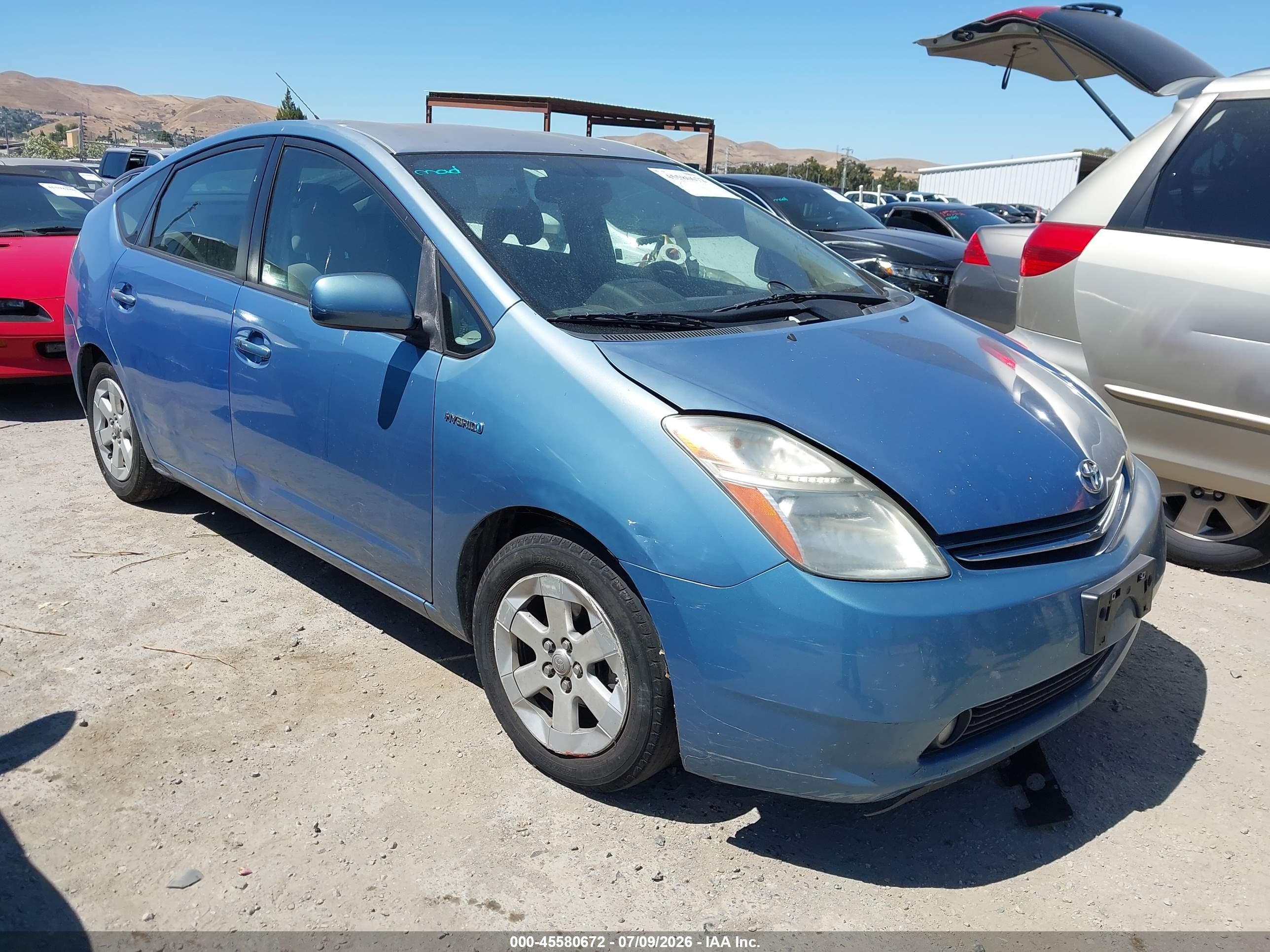 2007 Toyota Prius   Blue vin: JTDKB20U977624608