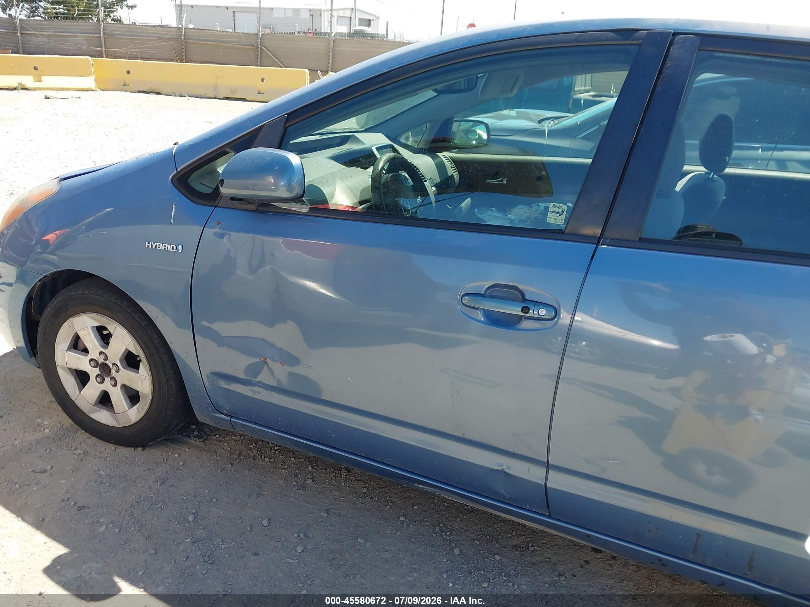 2007 Toyota Prius   Синий vin: JTDKB20U977624608
