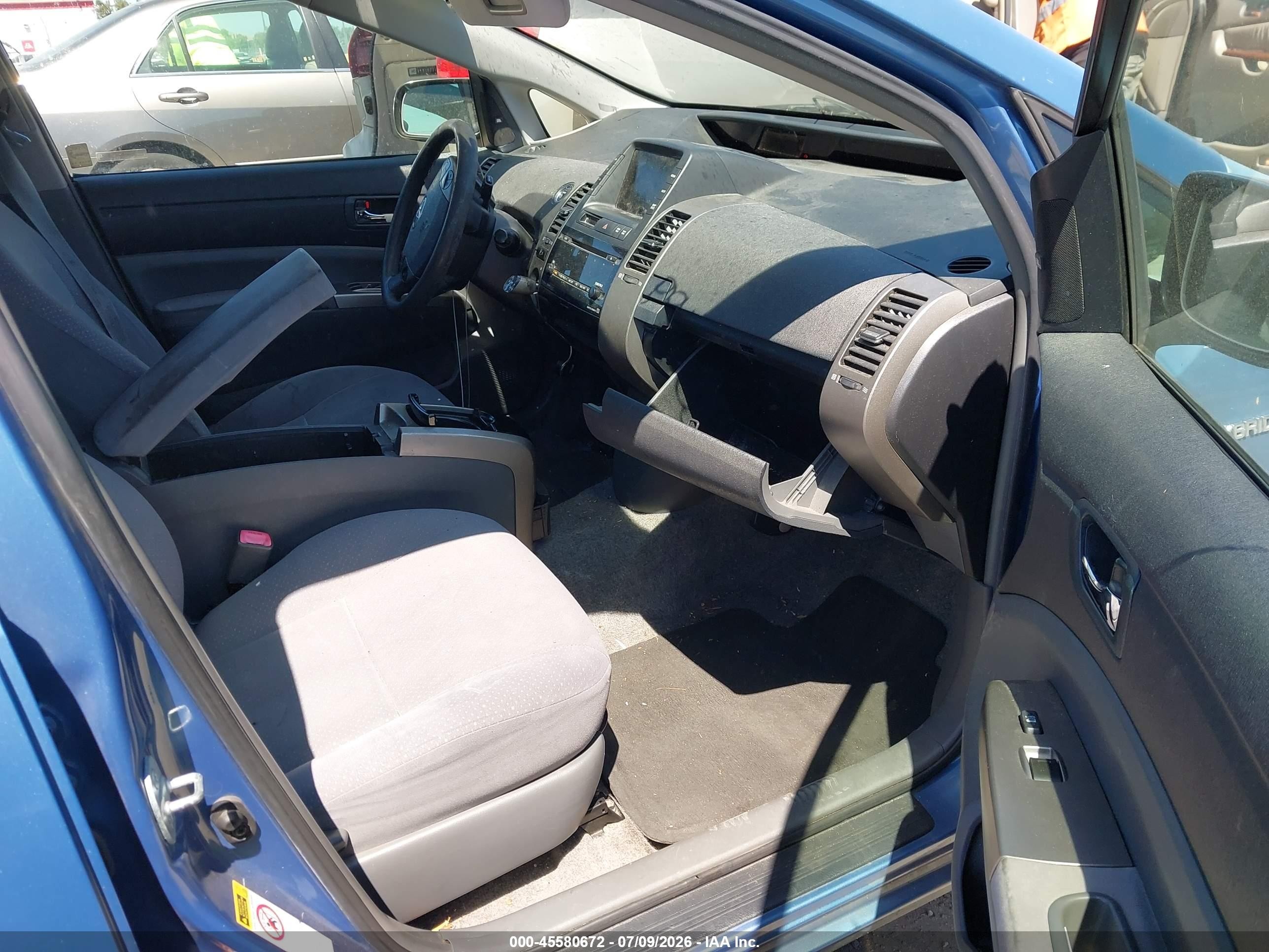 2007 Toyota Prius   Синий vin: JTDKB20U977624608