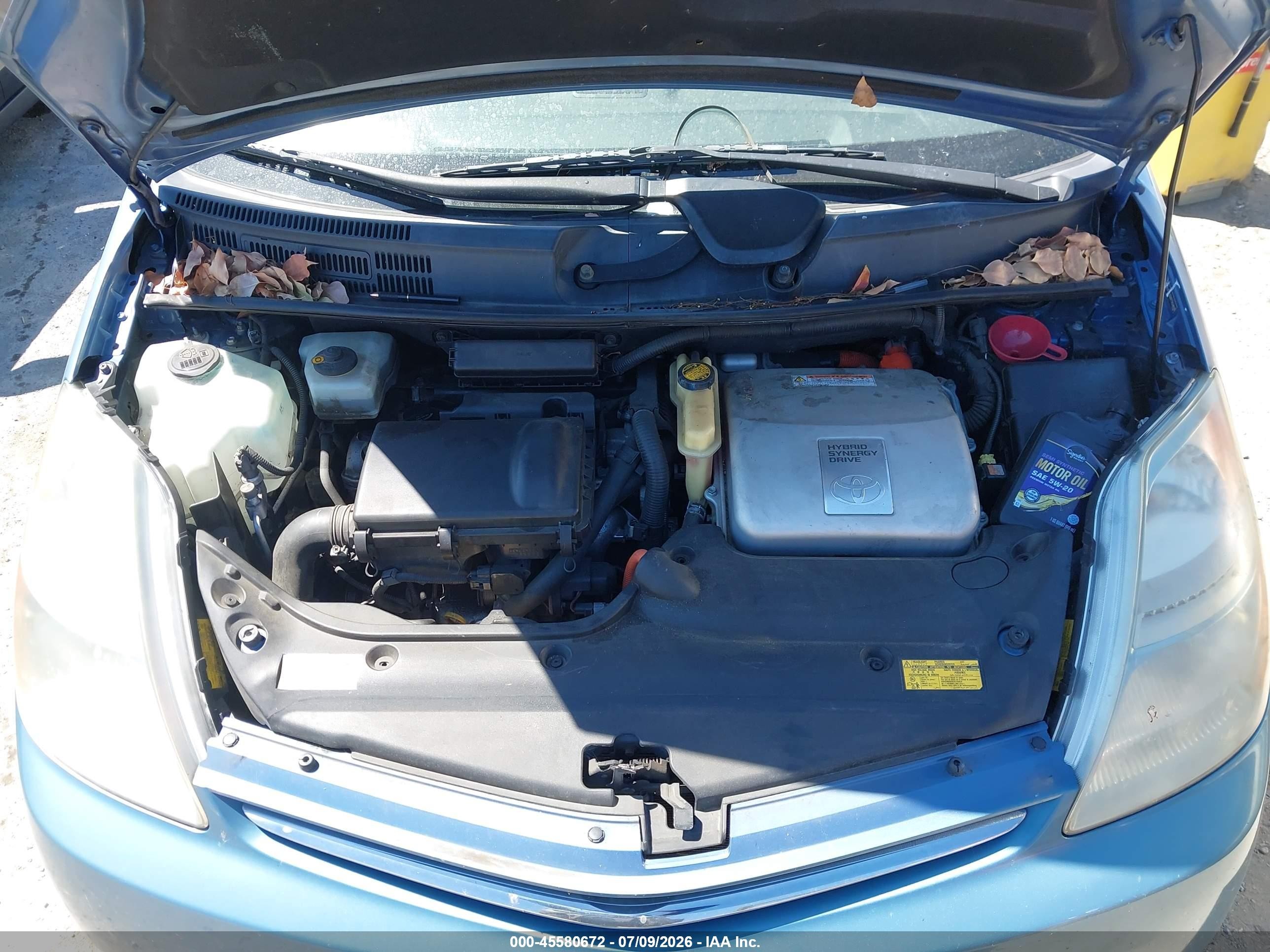 2007 Toyota Prius   Синий vin: JTDKB20U977624608