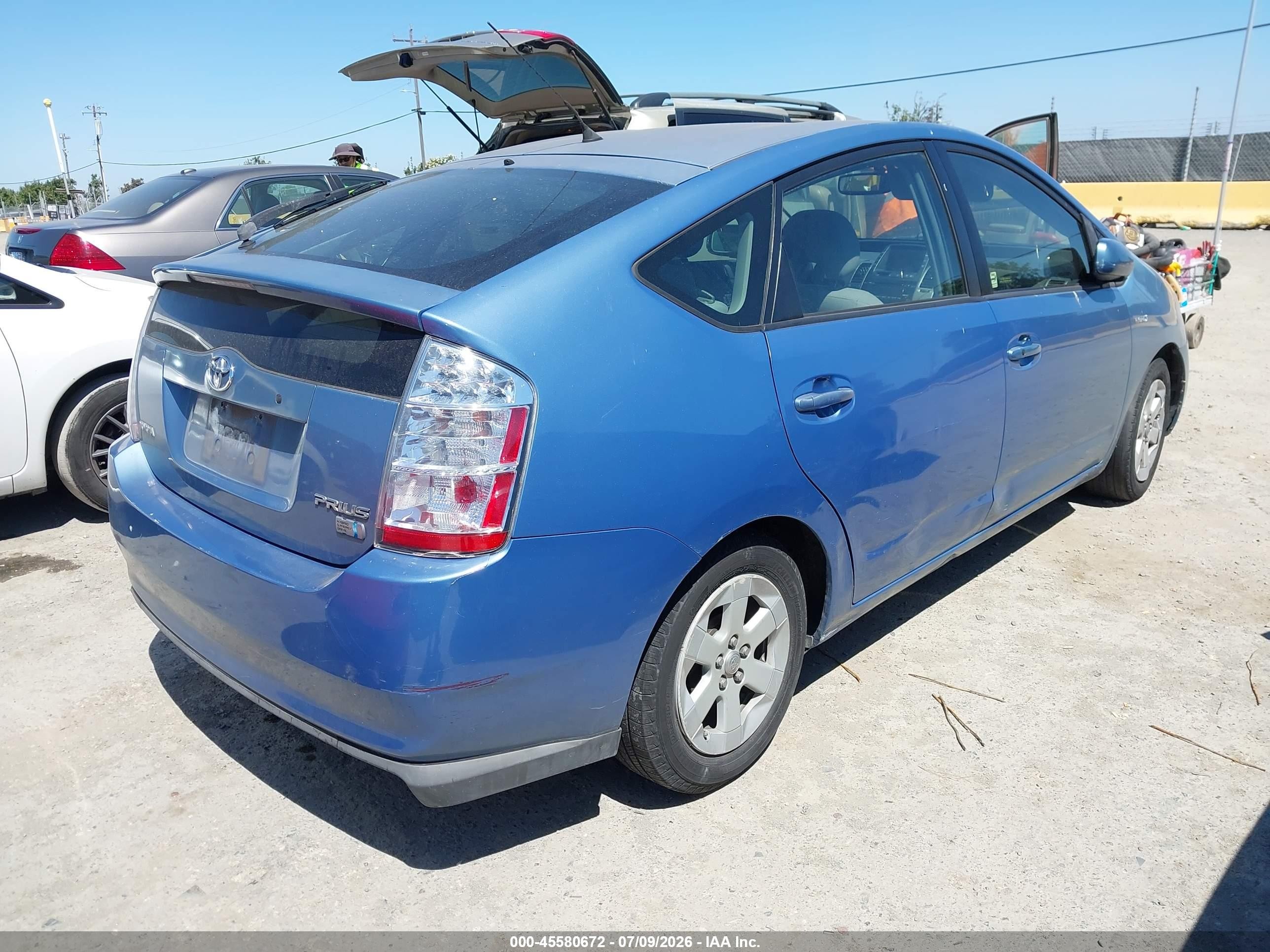 2007 Toyota Prius   Синий vin: JTDKB20U977624608