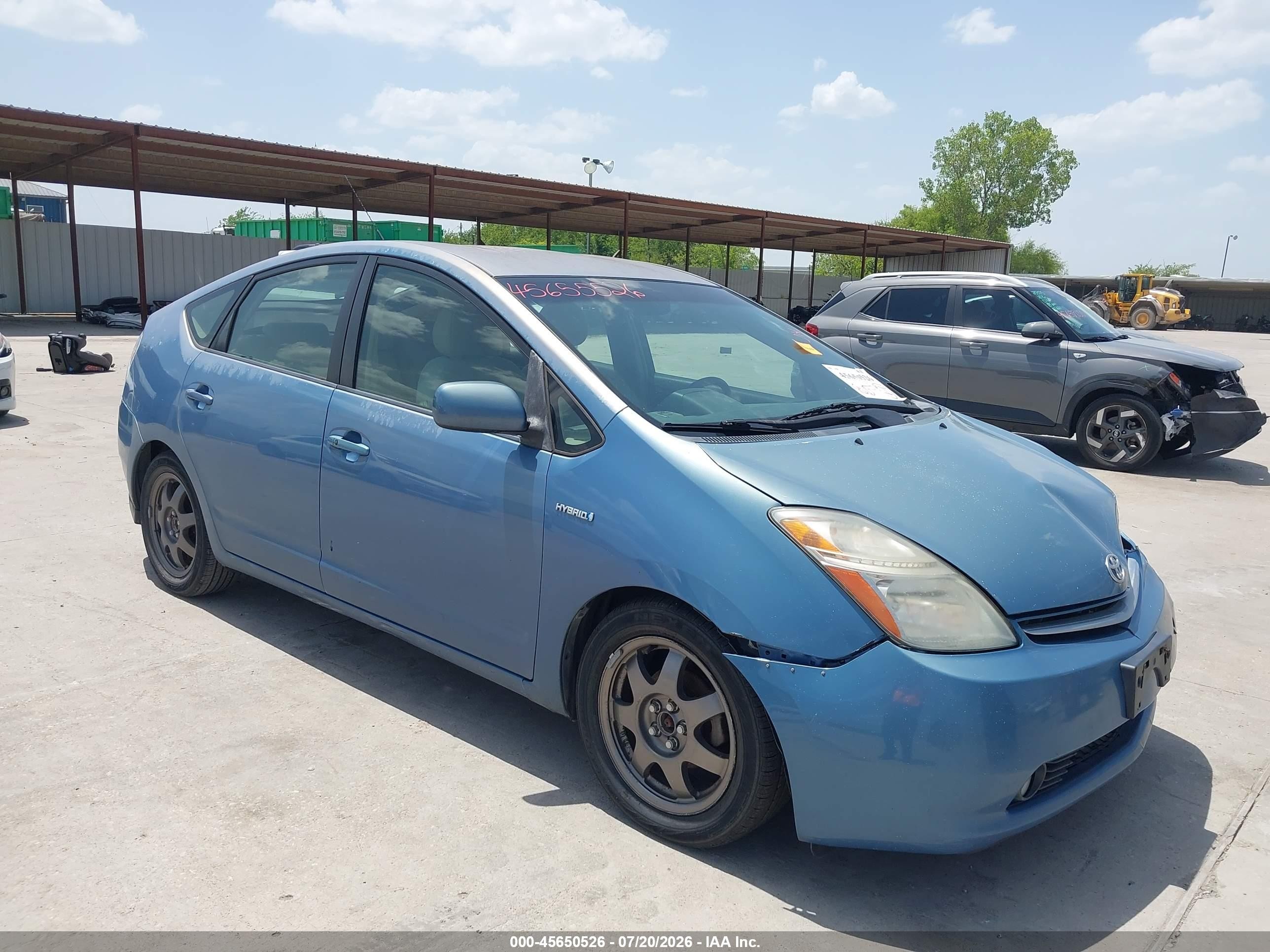 2007 Toyota Prius Touring Blue vin: JTDKB20U977632871