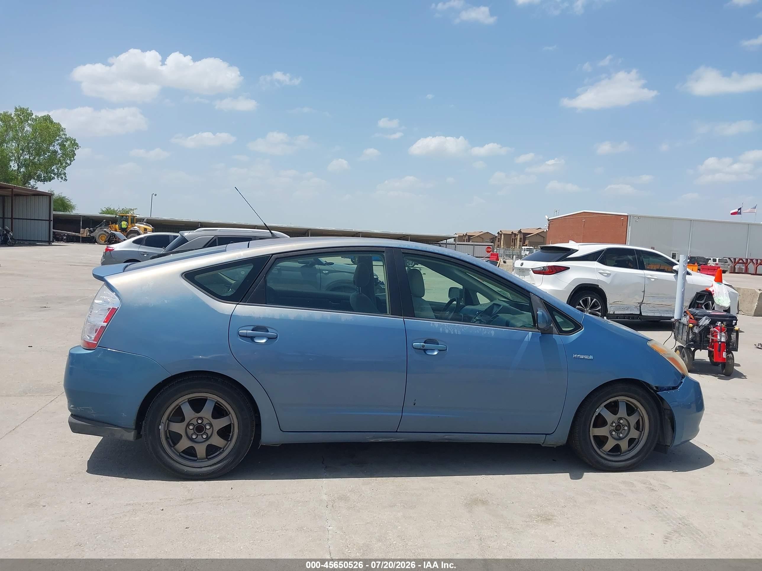 2007 Toyota Prius Touring Blue vin: JTDKB20U977632871
