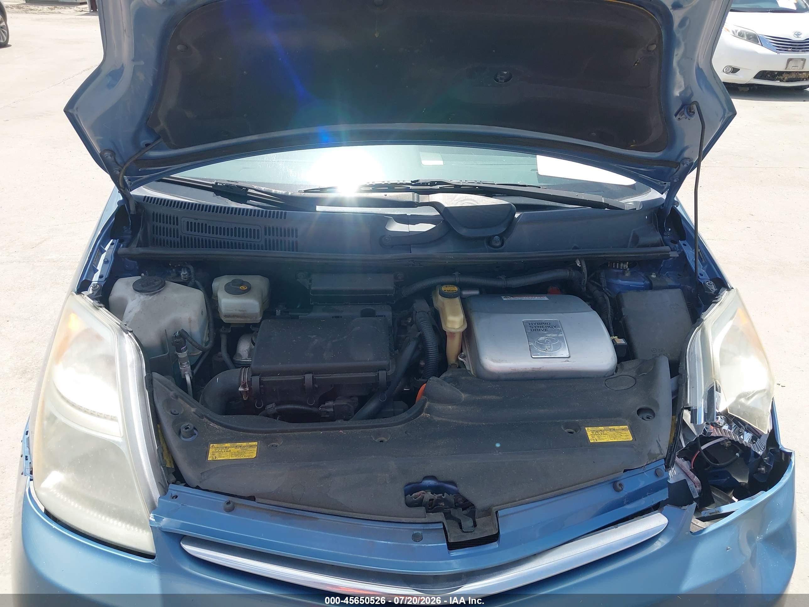 2007 Toyota Prius Touring Blue vin: JTDKB20U977632871