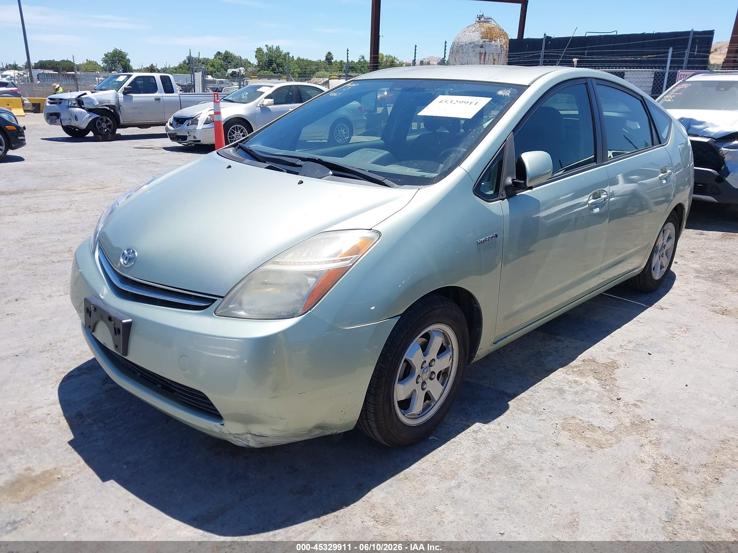 2007 Toyota Prius   Green vin: JTDKB20U977640873