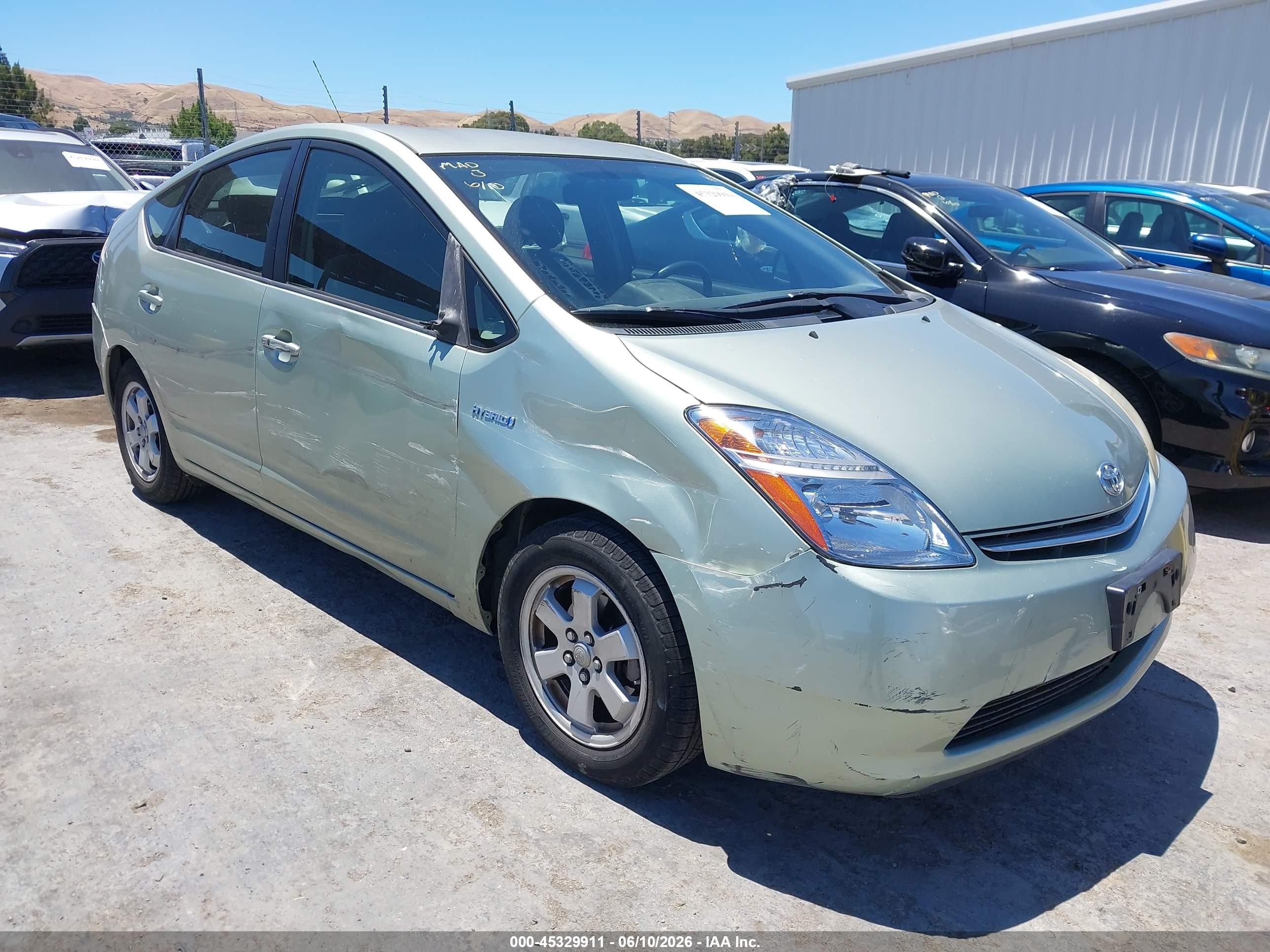 2007 Toyota Prius   Green vin: JTDKB20U977640873