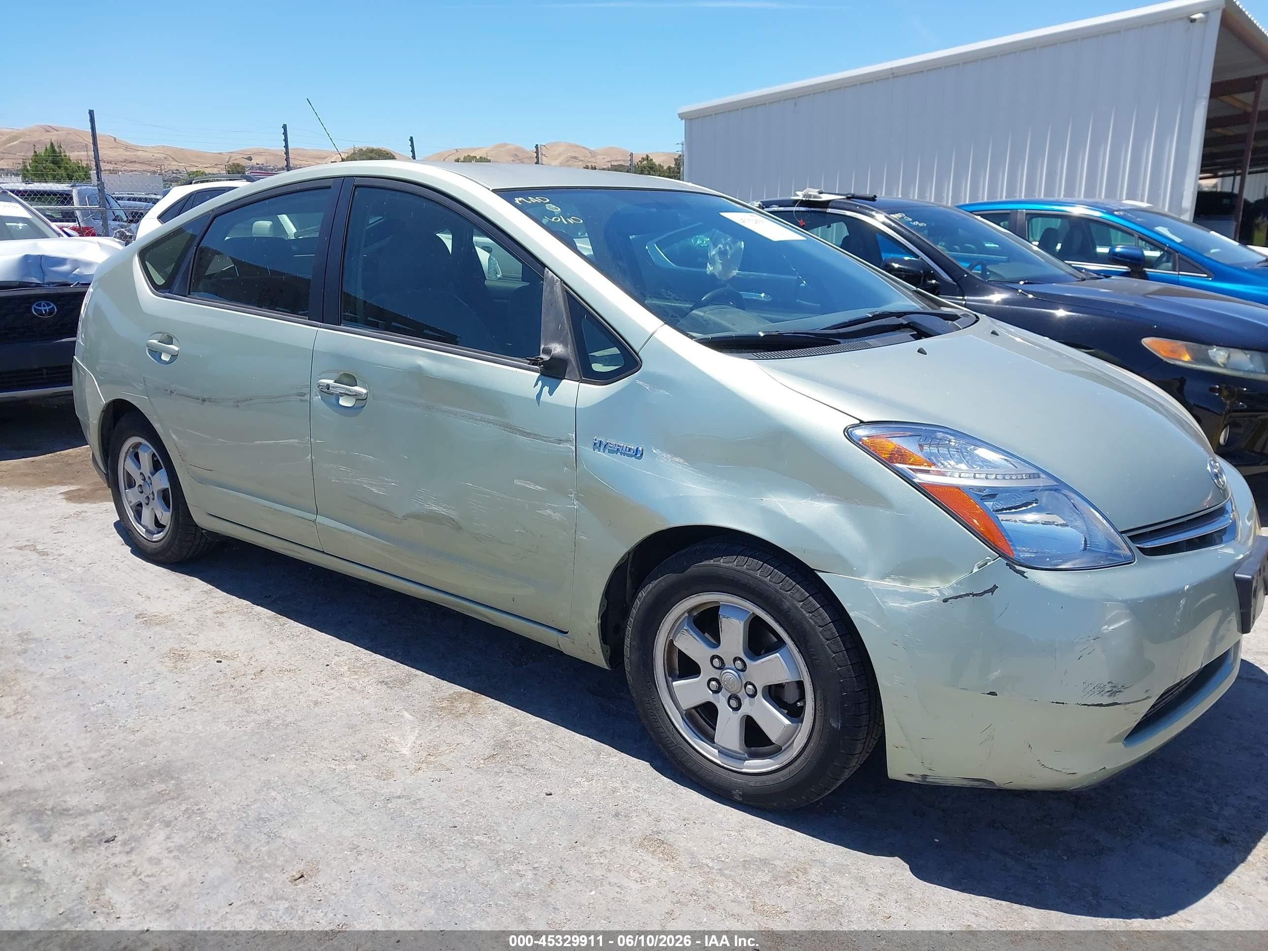 2007 Toyota Prius   Green vin: JTDKB20U977640873