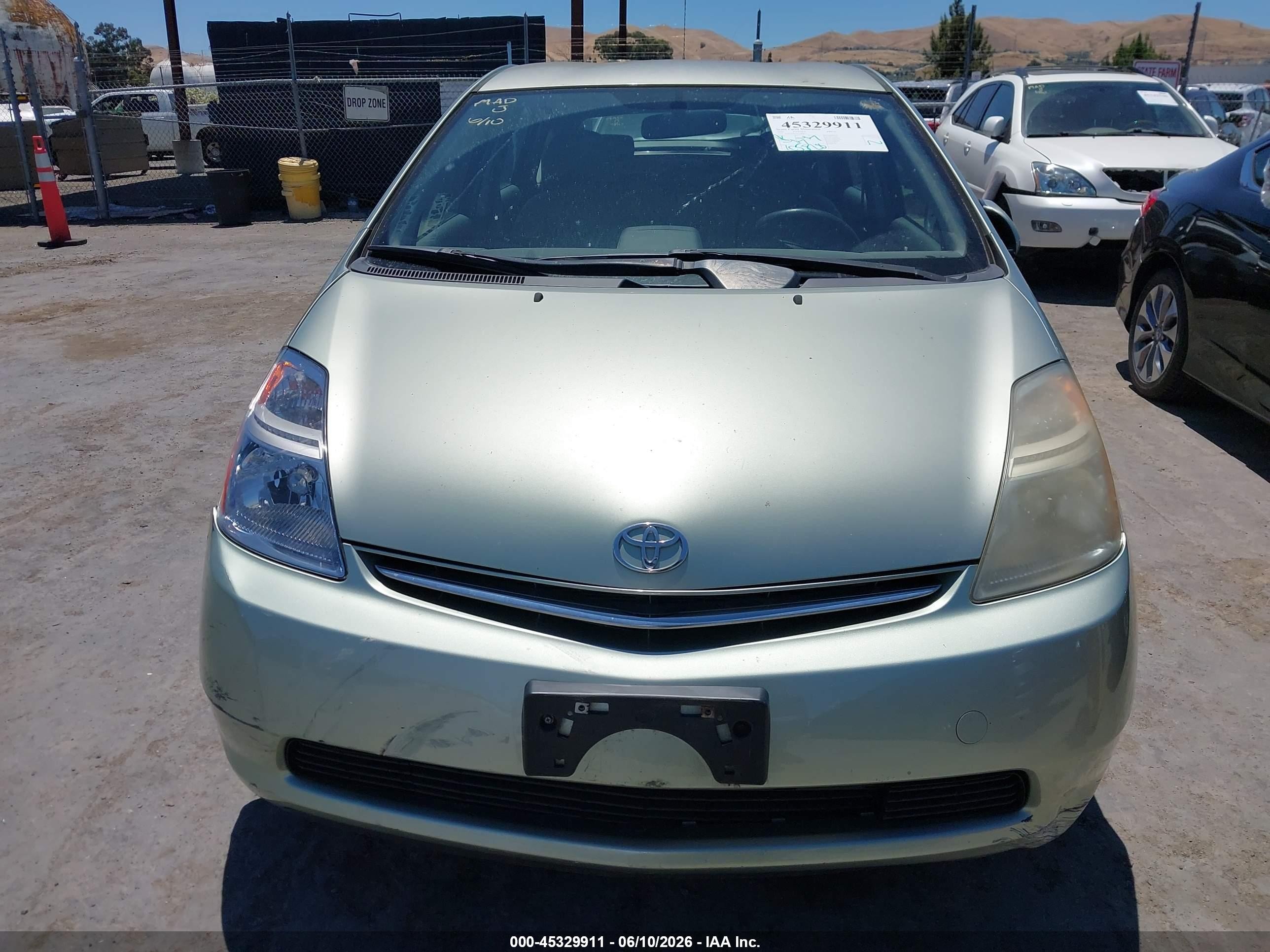 2007 Toyota Prius   Green vin: JTDKB20U977640873