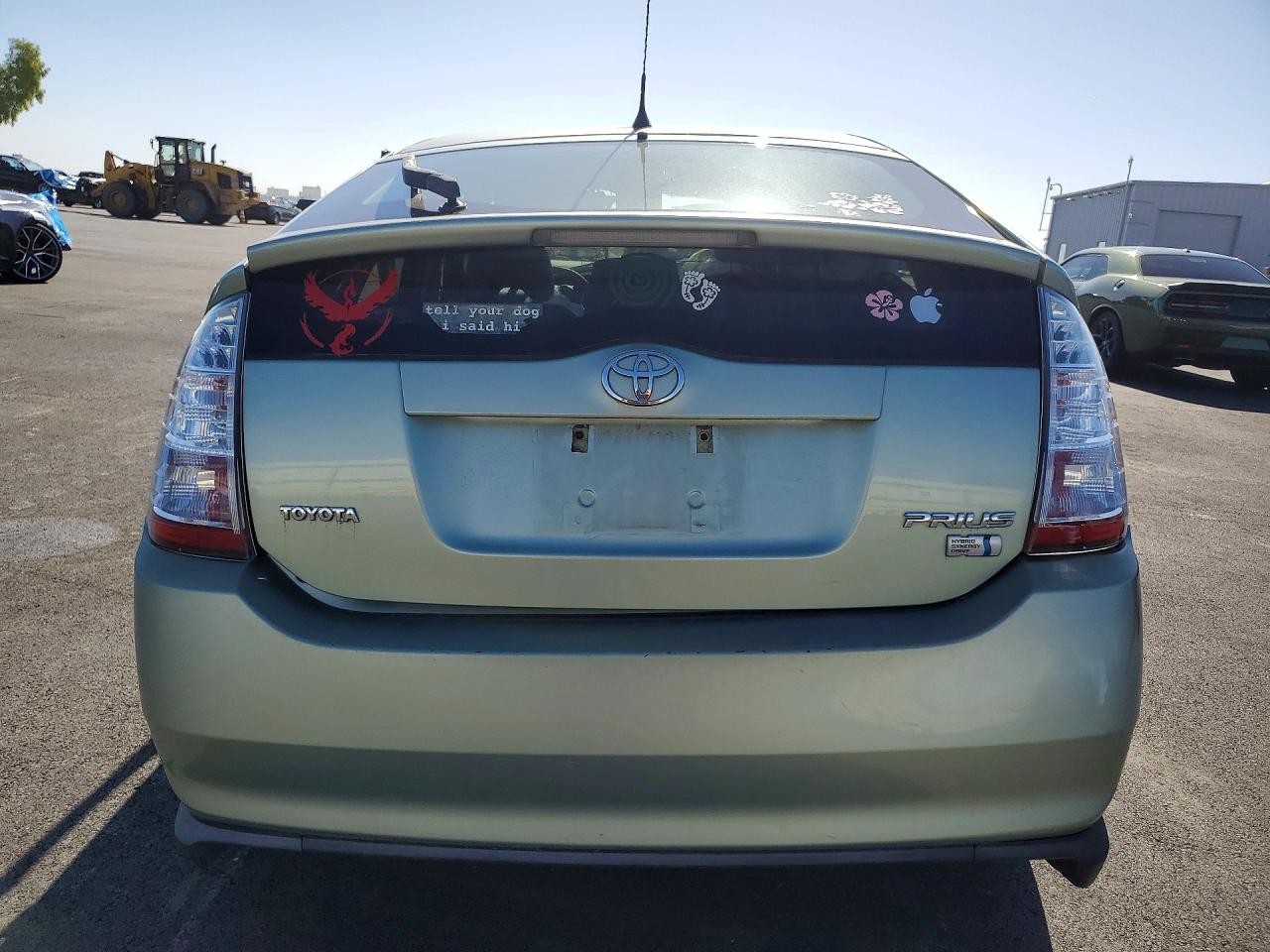 2007 Toyota Prius Base Зеленый vin: JTDKB20U977645295