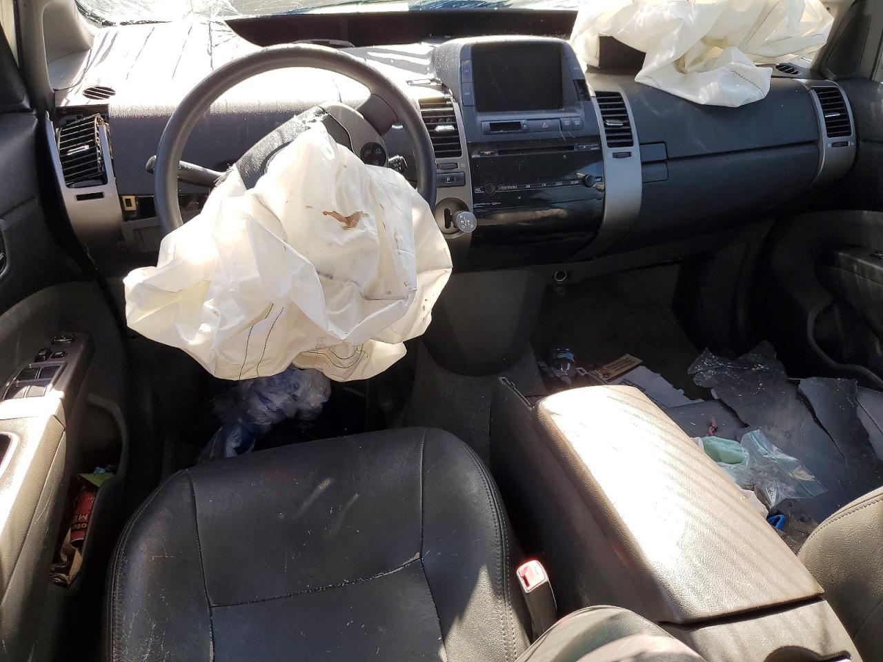 2007 Toyota Prius Base Зеленый vin: JTDKB20U977645295