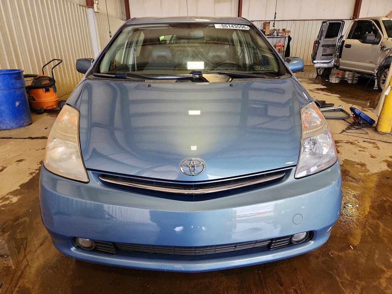 2007 Toyota Prius Base Blue vin: JTDKB20U977681360